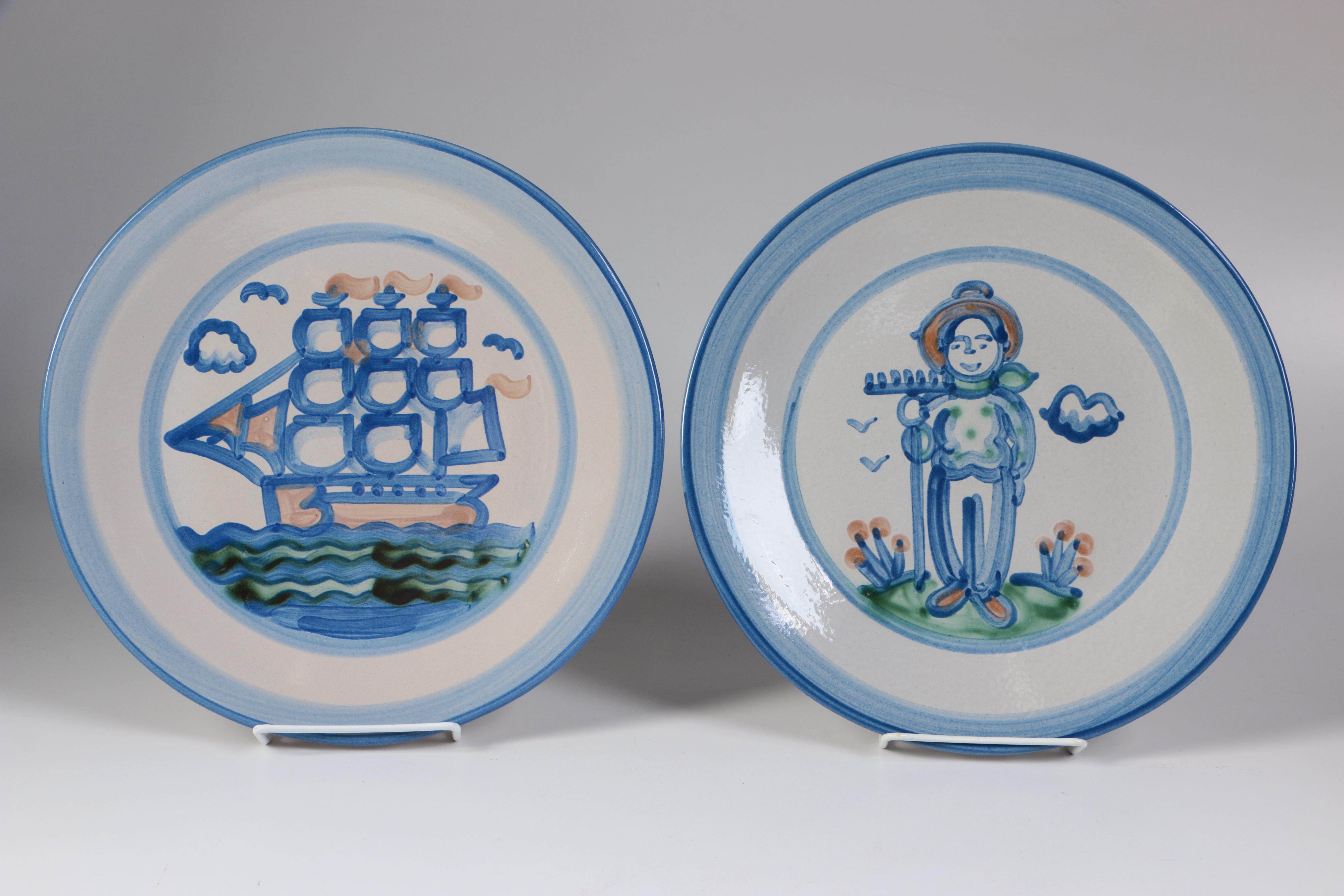 M. Hadley Stoneware Plate Collection