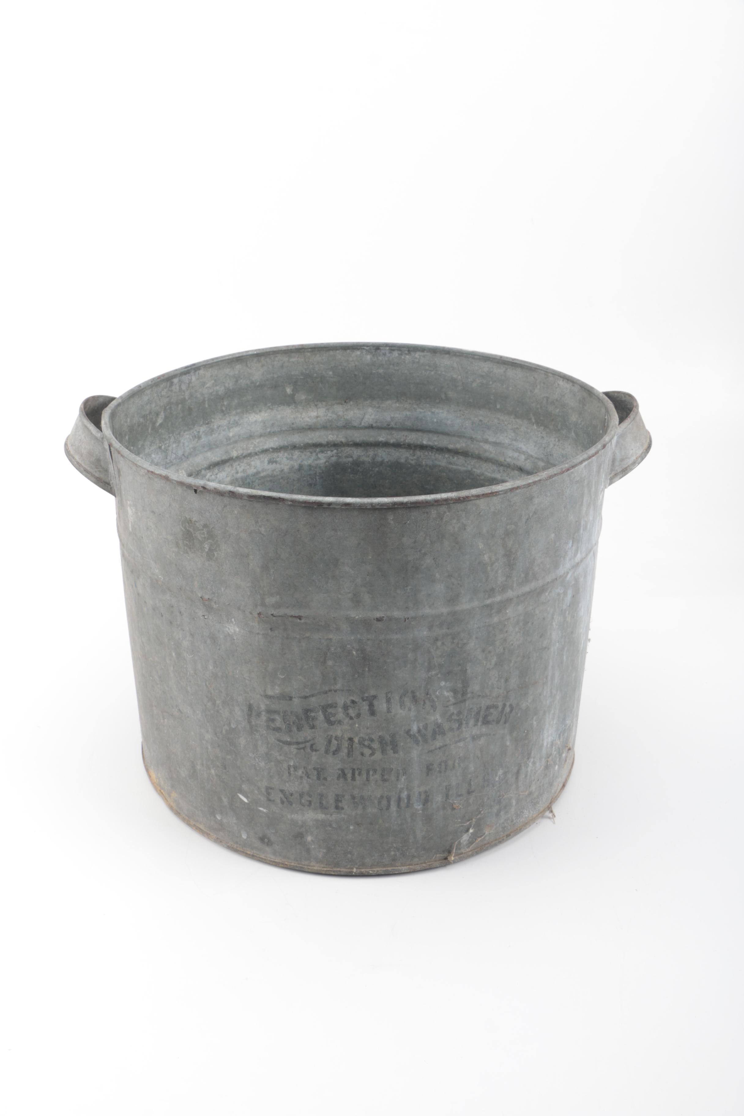 "Perfection Dish Washer" Bucket