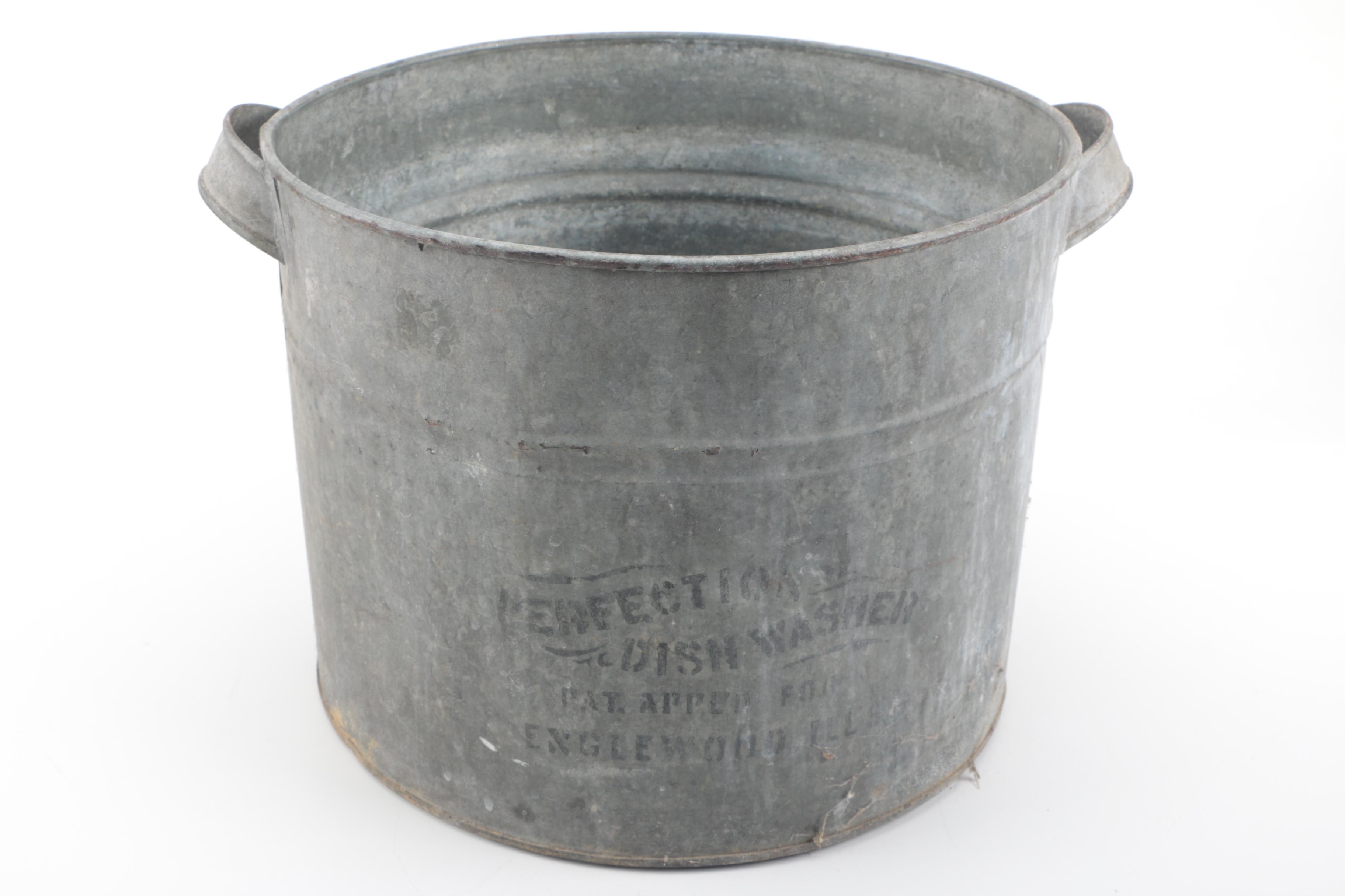 "Perfection Dish Washer" Bucket
