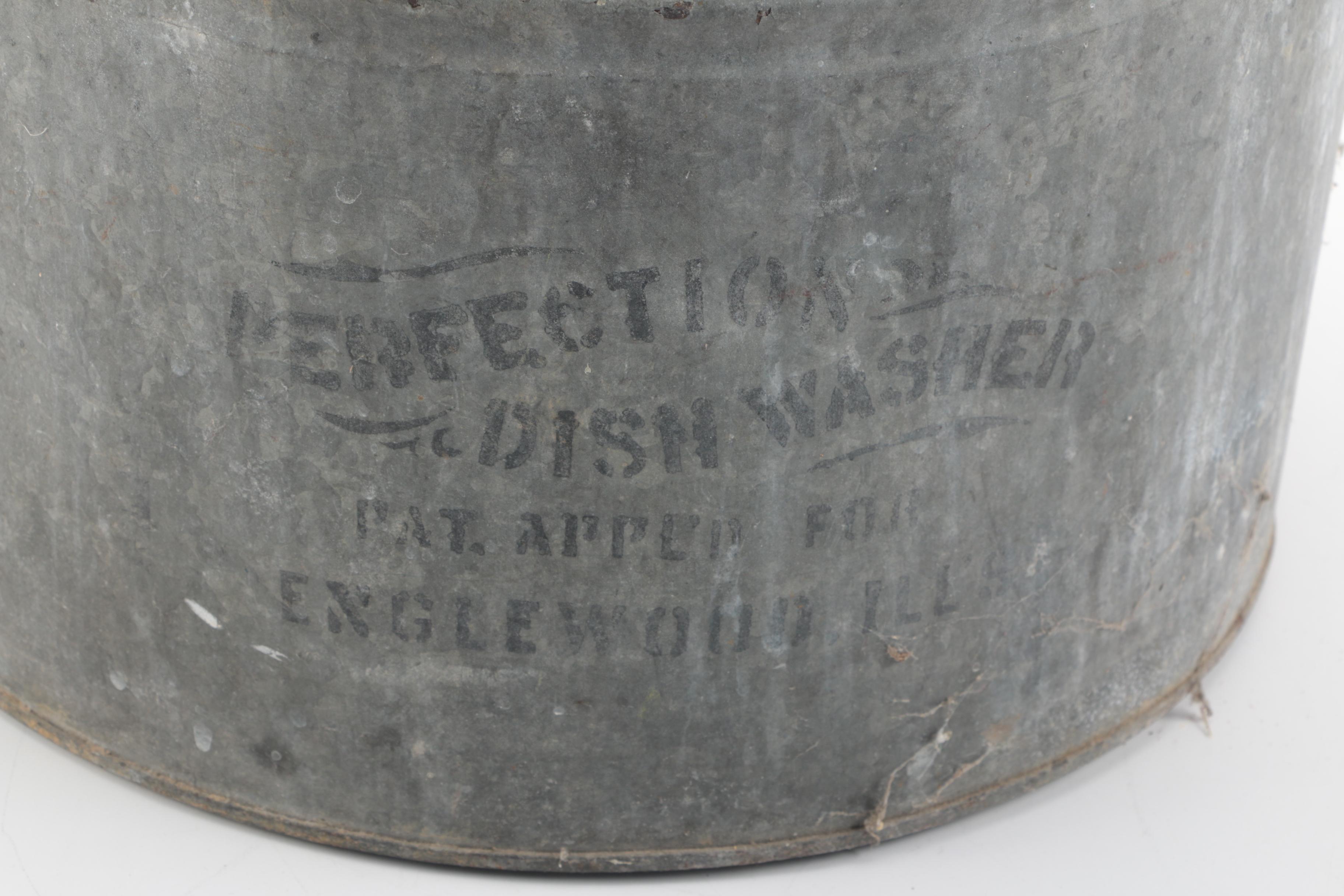 "Perfection Dish Washer" Bucket