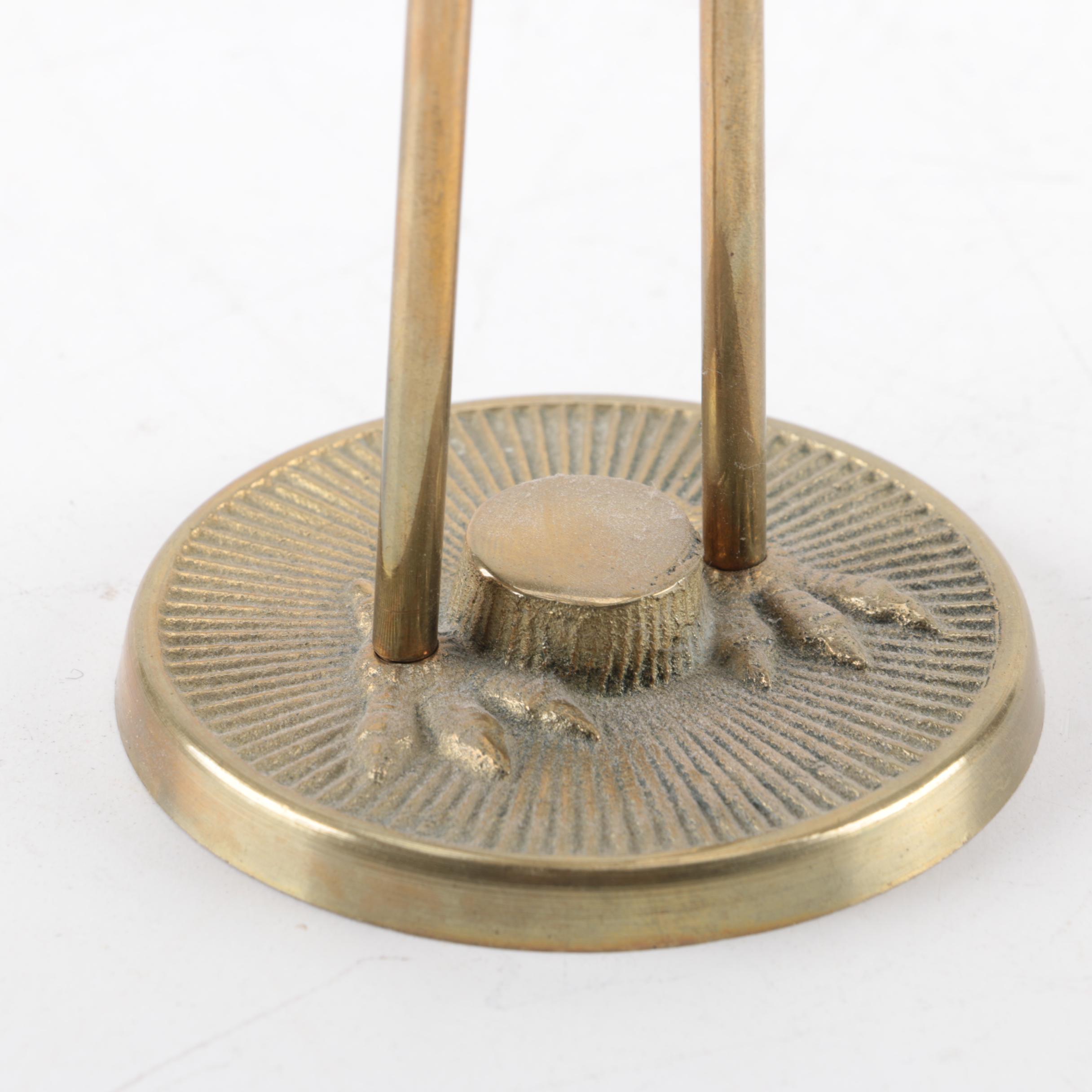 Leonard Solid Brass Crane Figurines