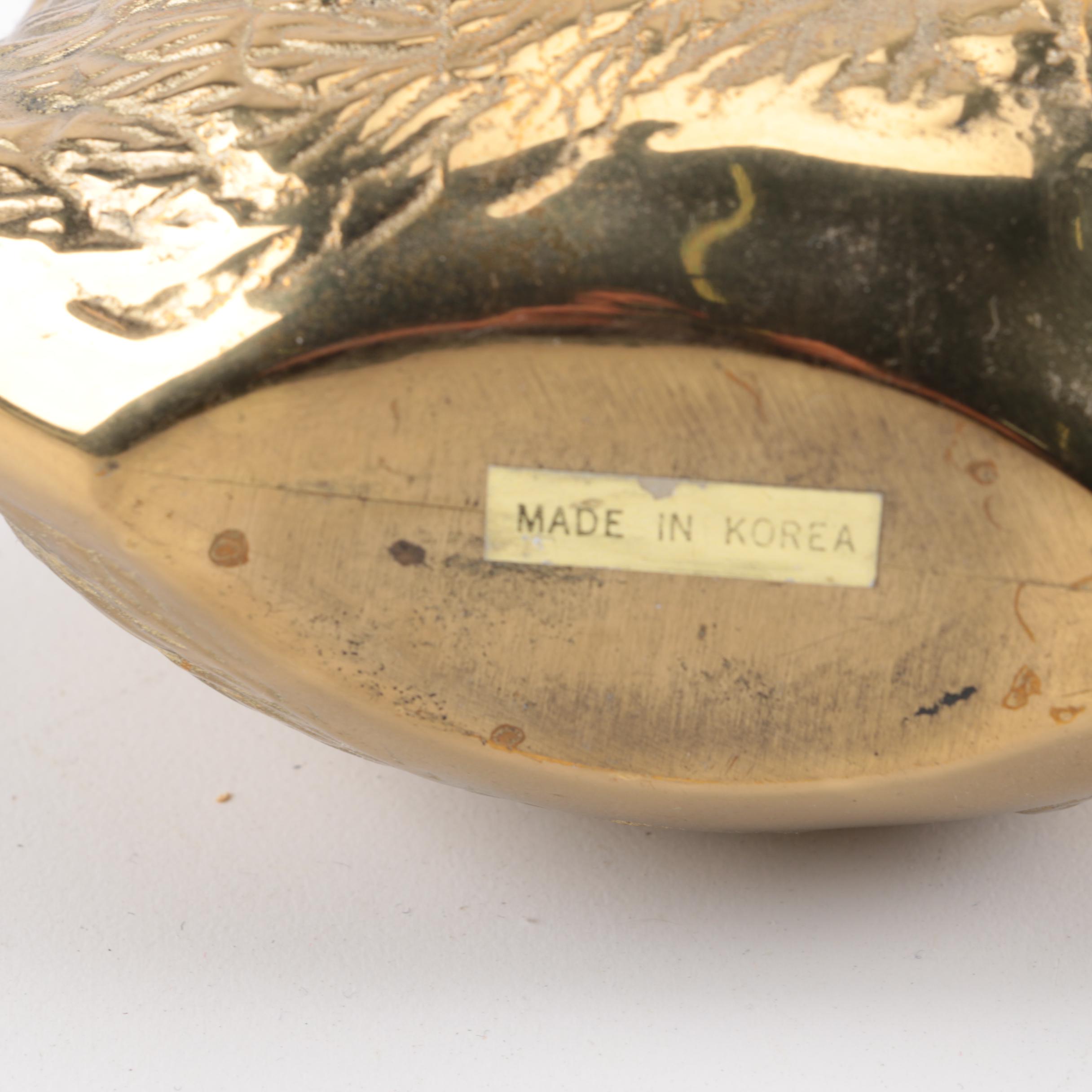 Brass Swan Figurines