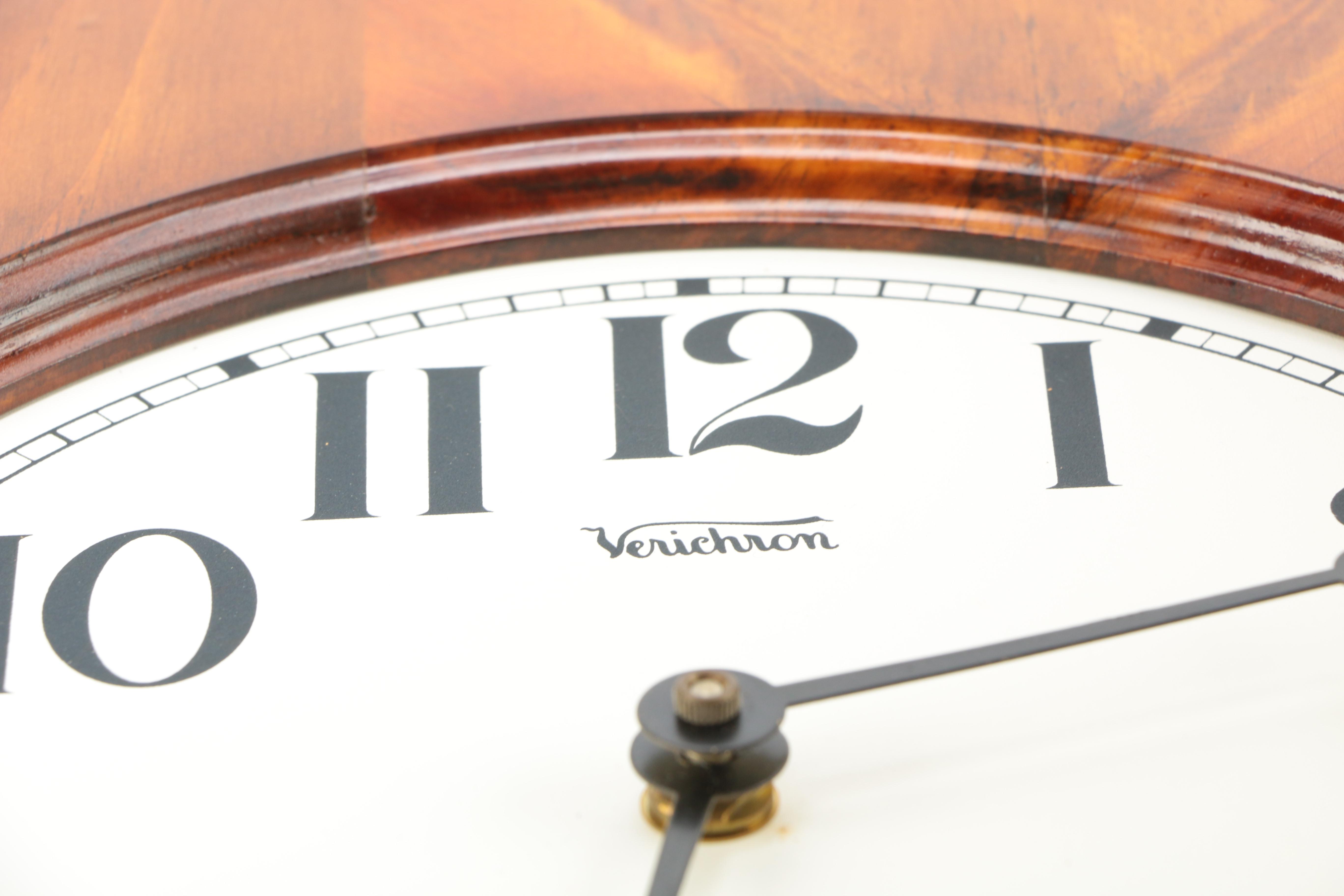 Verichron Wooden Wall Clock