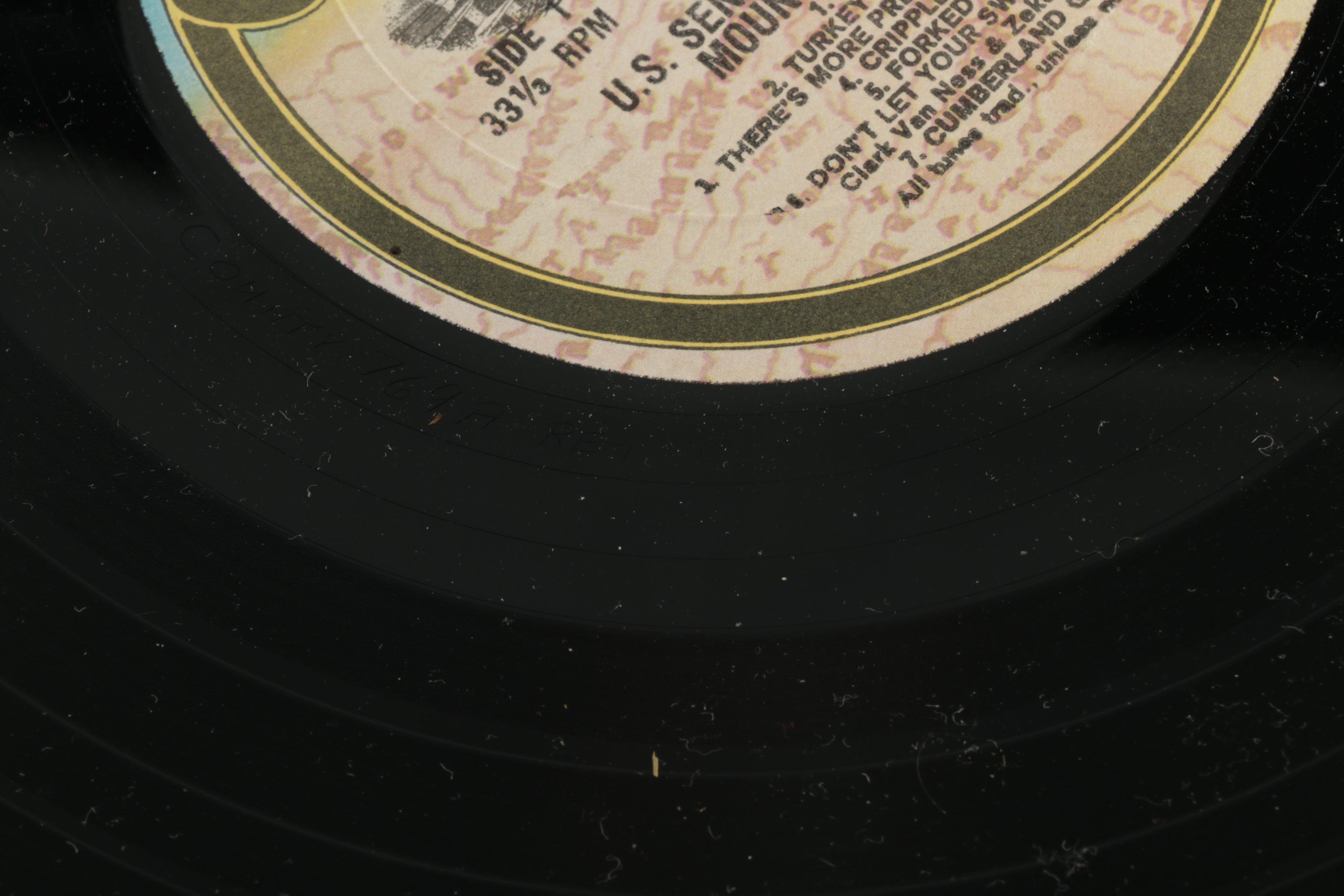 U.S. Senator Robert Byrd Authentic Signature on LP