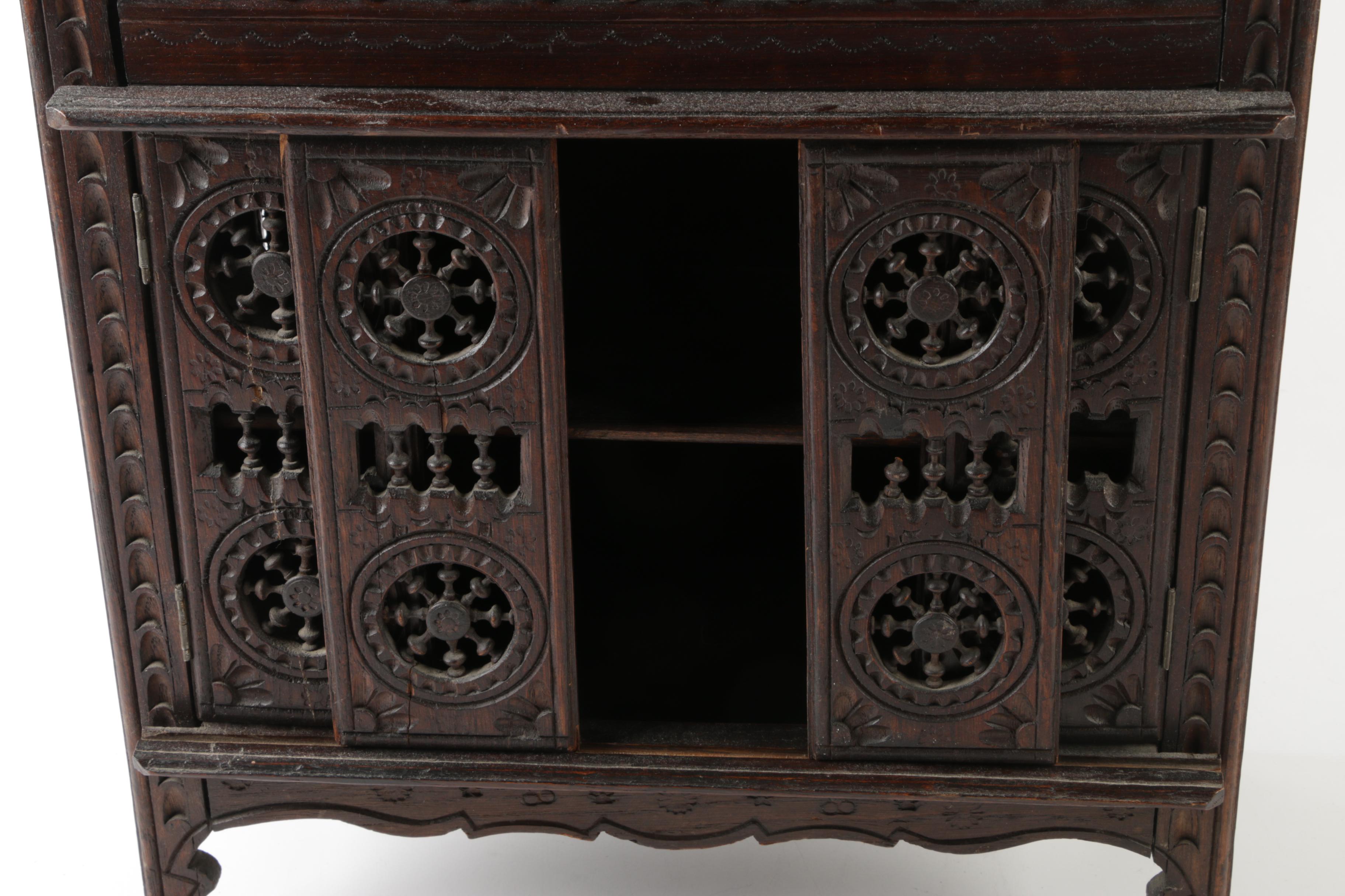 Vintage Metal Magazine Rack and Storage Units