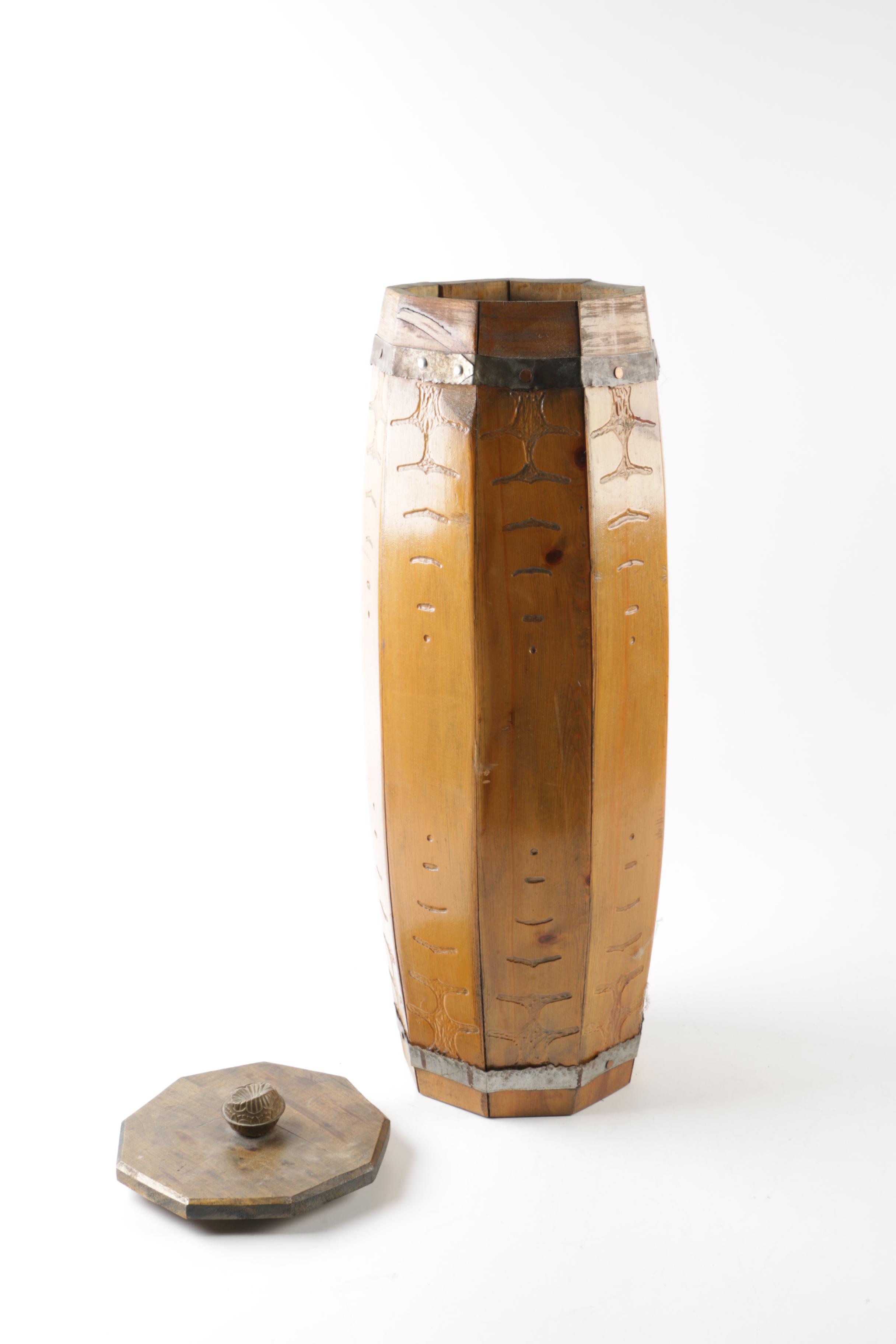 Vintage Metal Magazine Rack and Storage Units