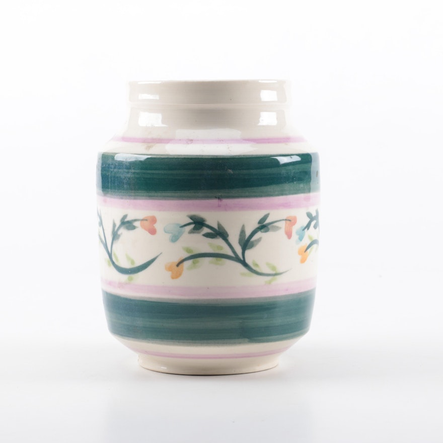 Marsha Kaufman-Rubinstein Hand-Painted Porcelain Vase