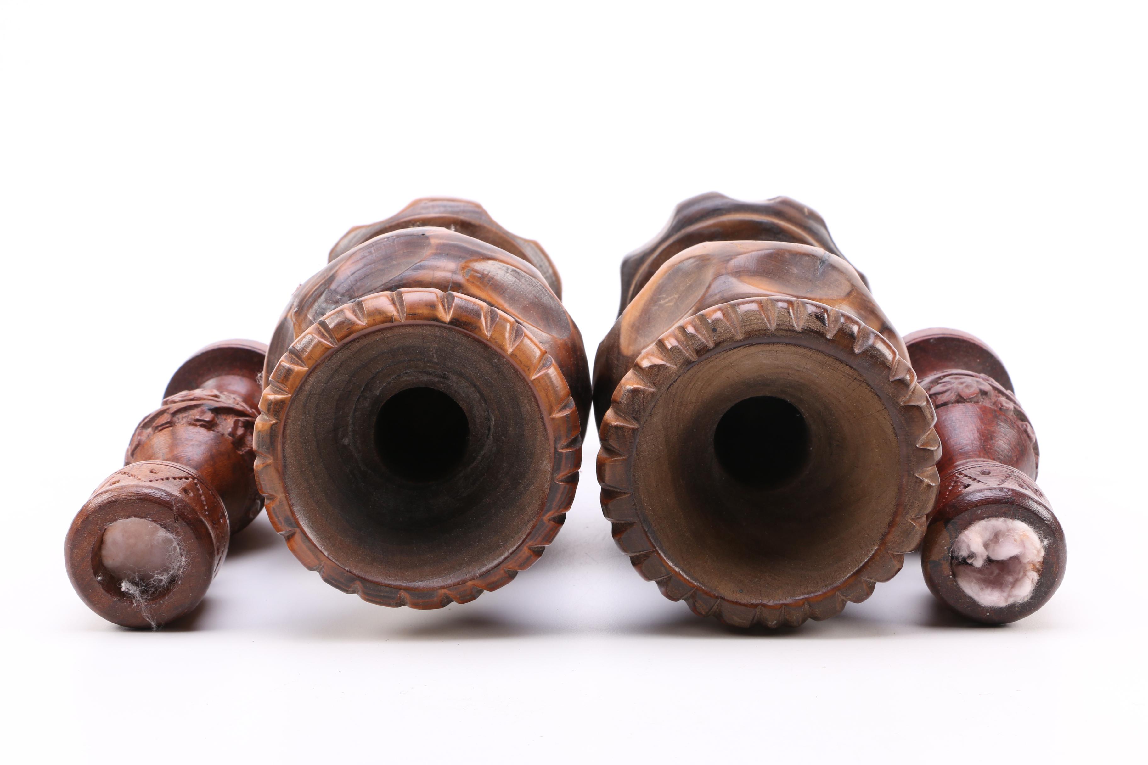 Wood Boxes Candlestick Holders and Canisters