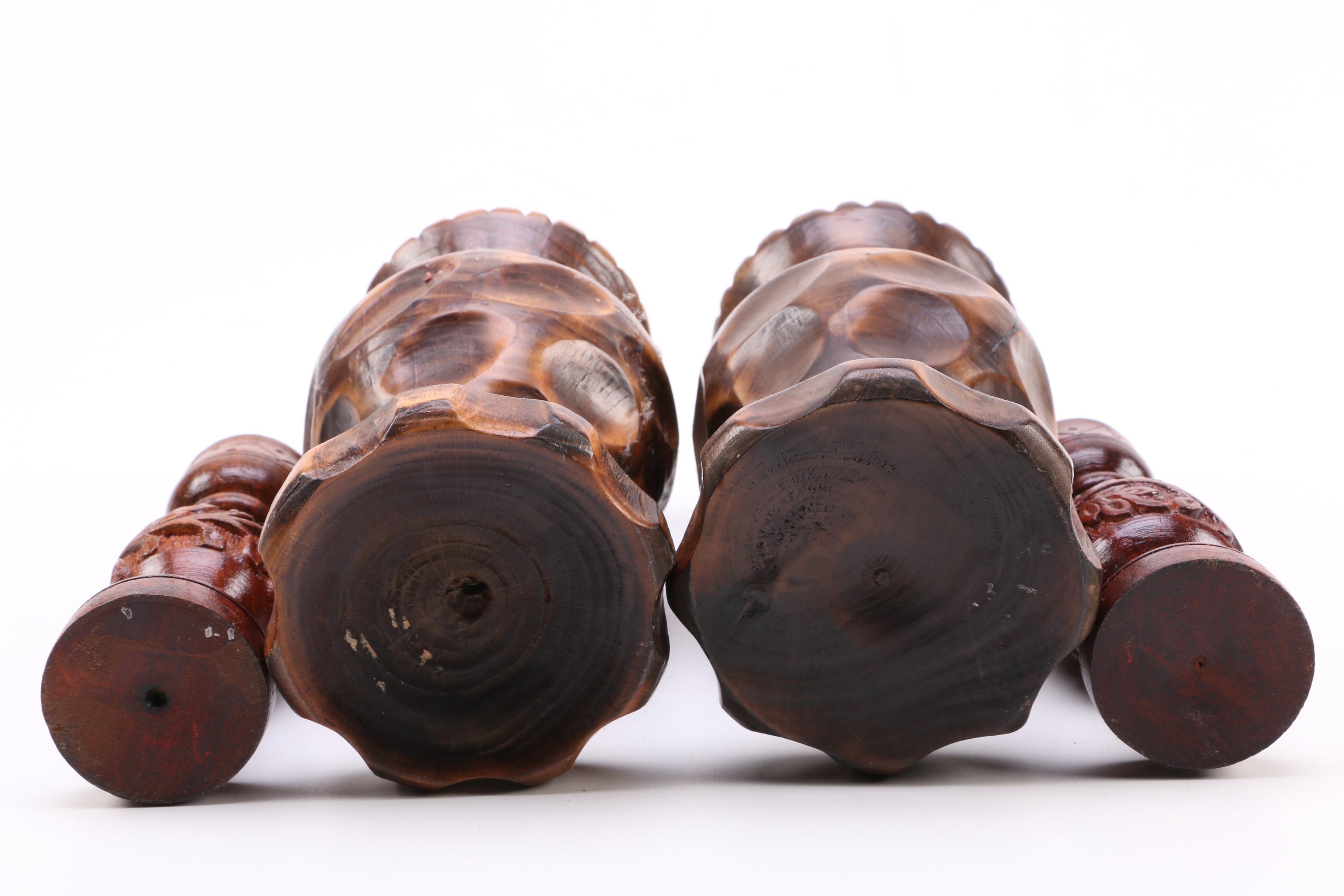 Wood Boxes Candlestick Holders and Canisters