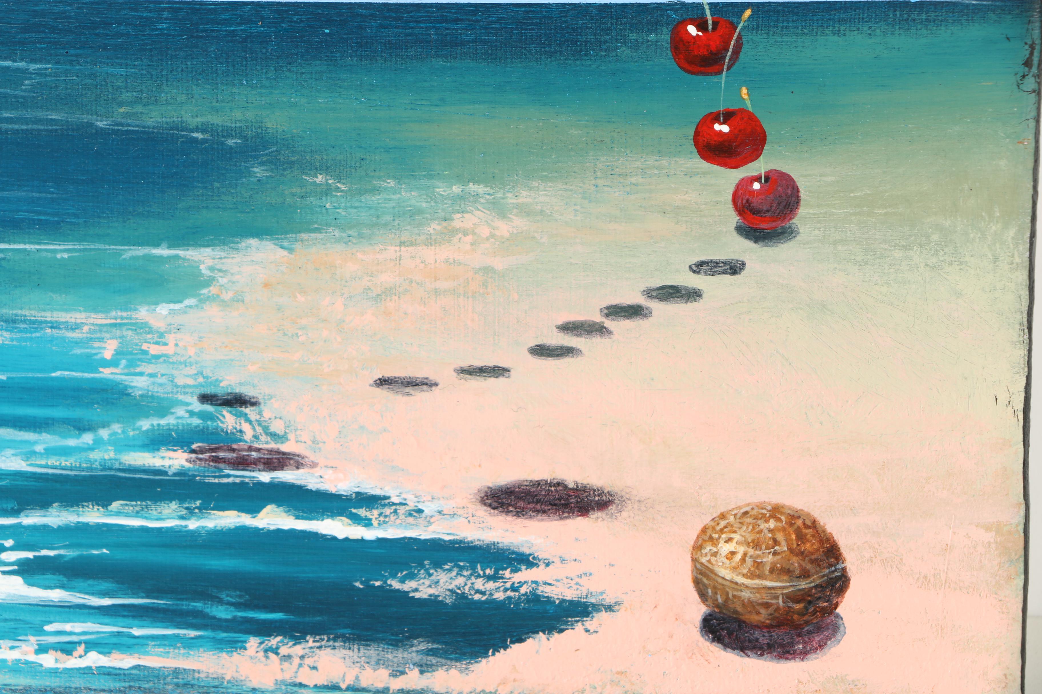 Ricardo Carabajal Moss Oil Painting "From Cherries to Walnuts"