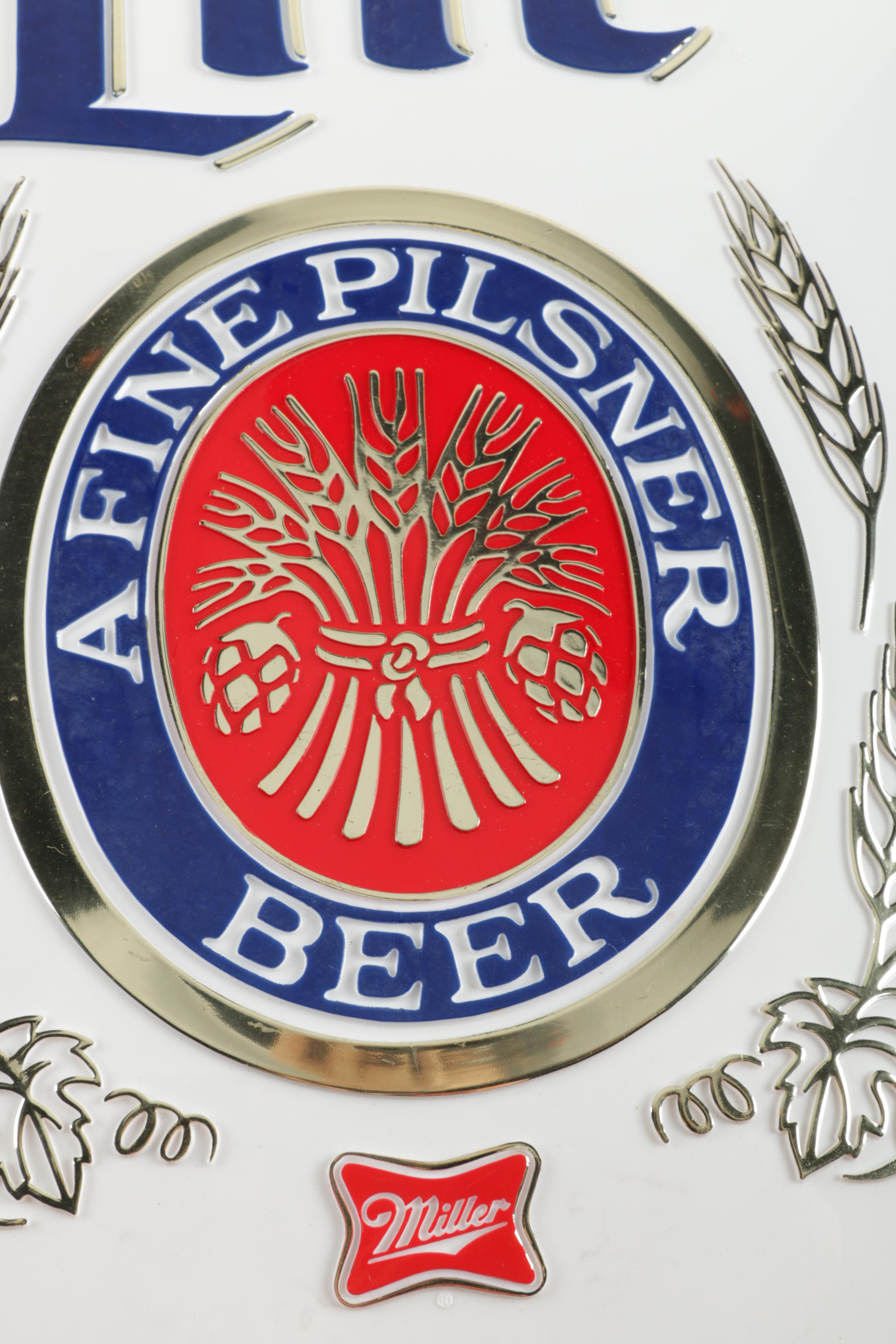 Miller Lite Wall Sign