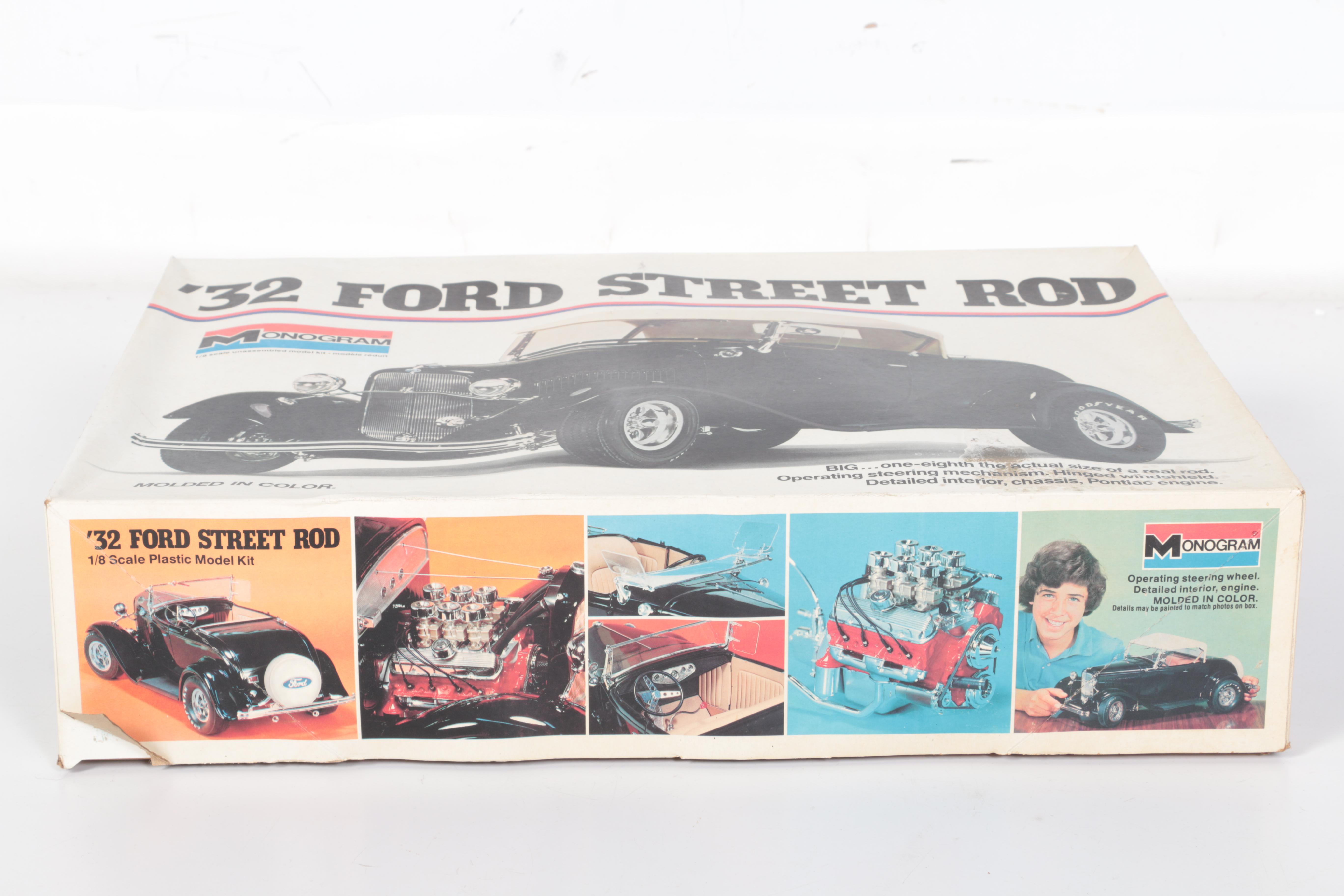 1932 Ford Street Rod 1:8 Scale Model Kit by Monogram