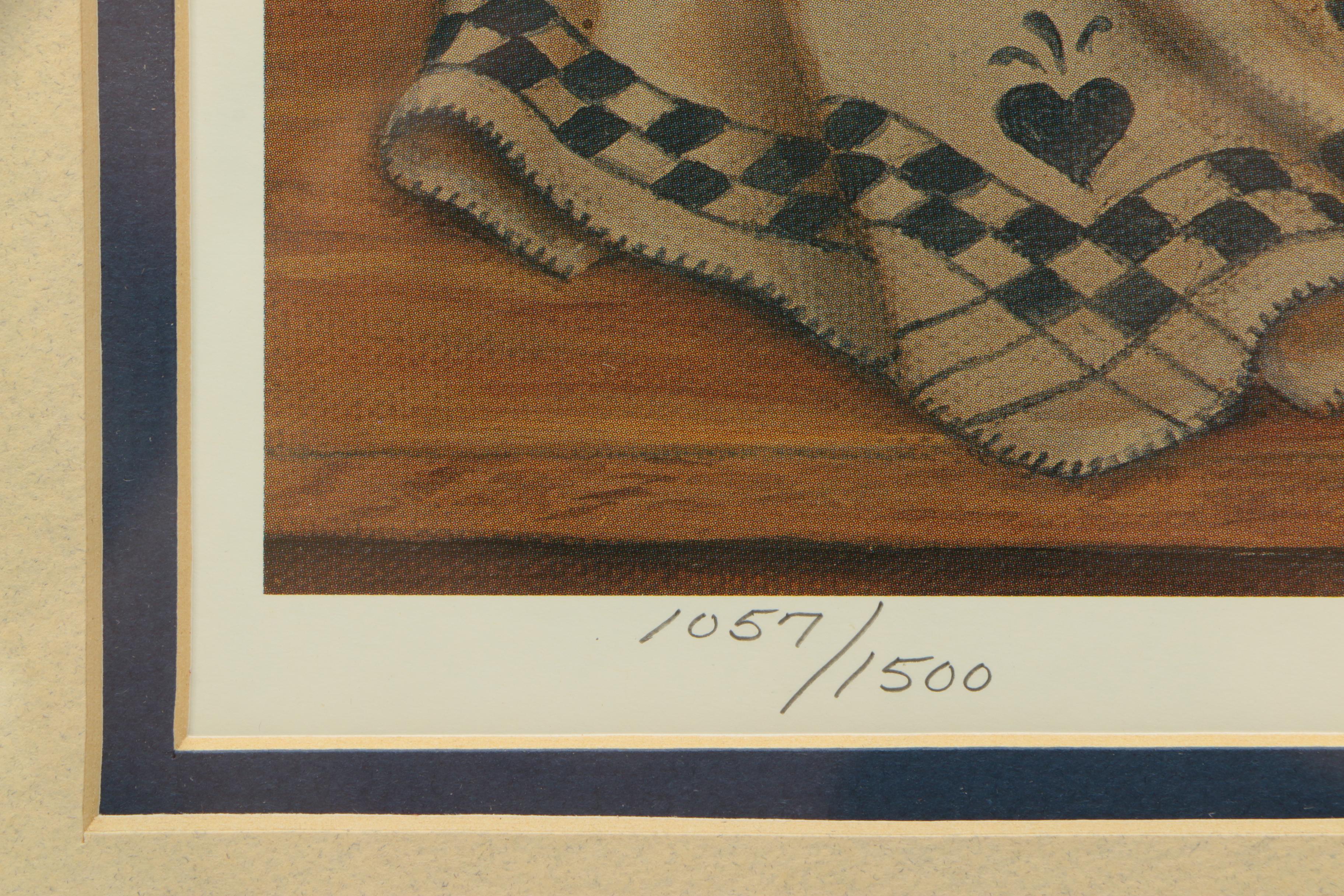 Nancy Young Limited Edition Offset Lithograph "Tea Party"