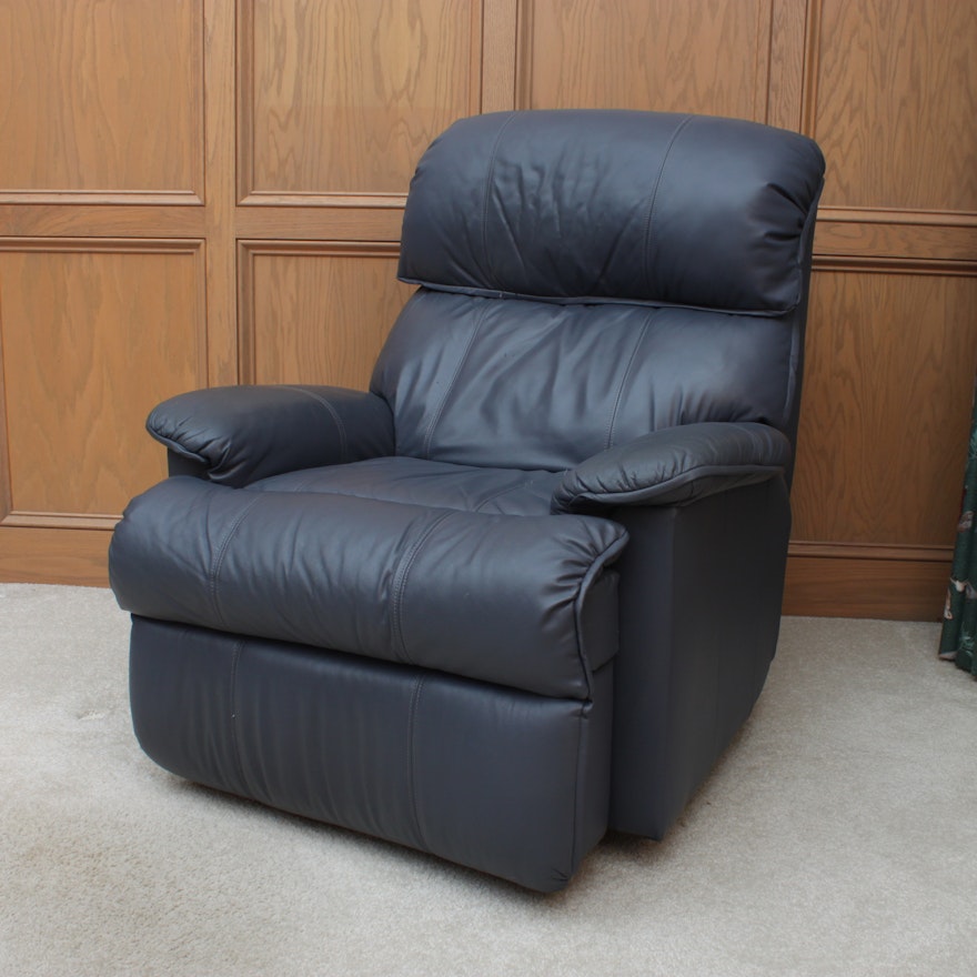 Blue Reclining Armchair