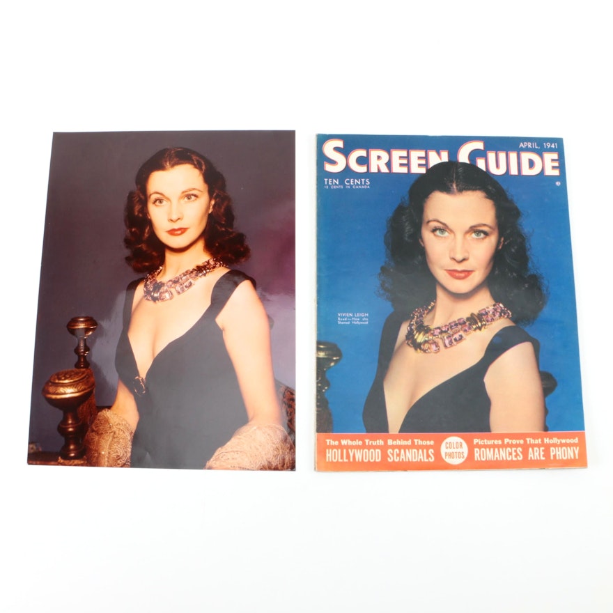 Vintage 1941 Issue of "Screen Guide" Magazine