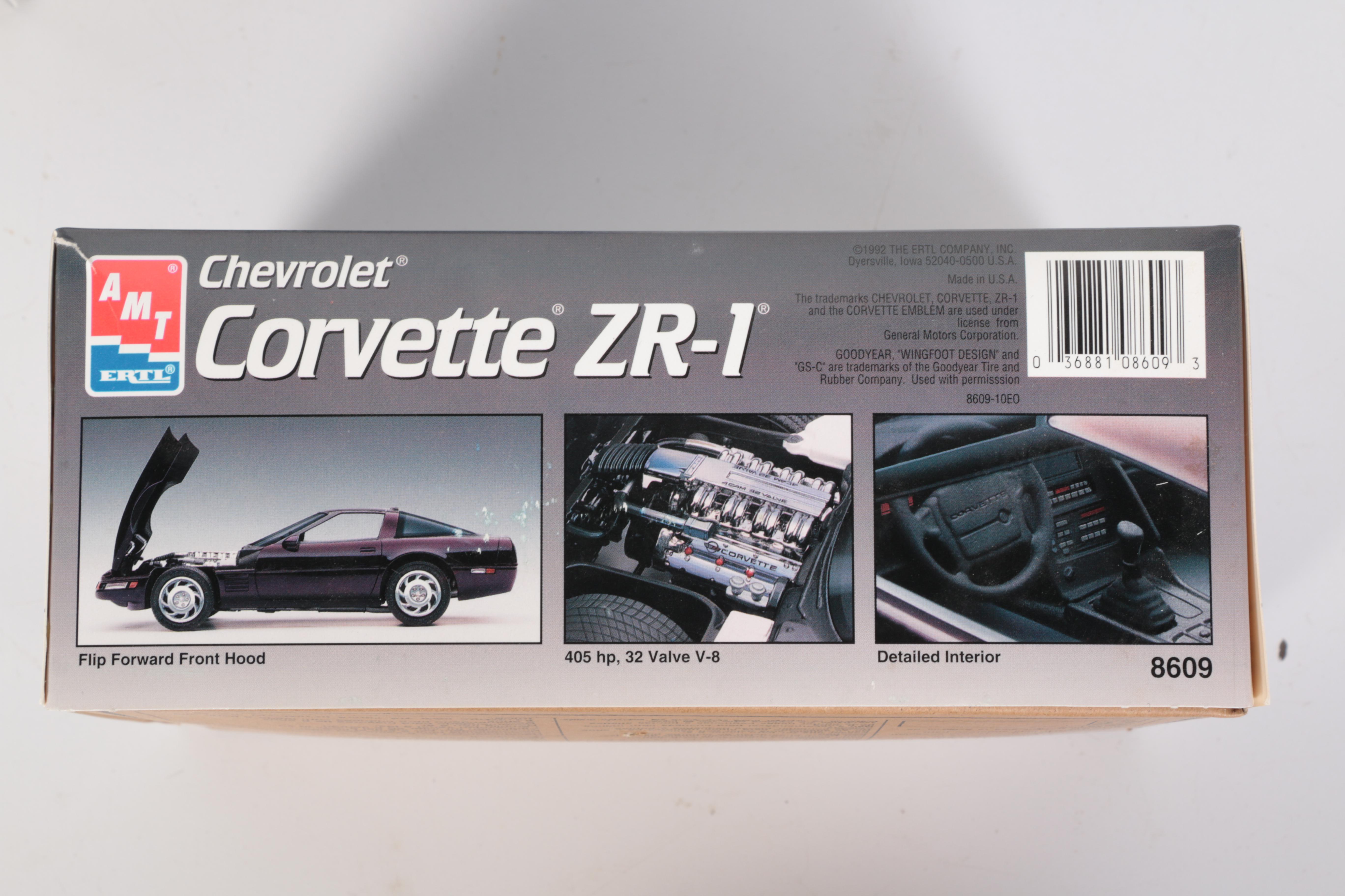 Collection of Model Car Kits and an Ertl Promo Car