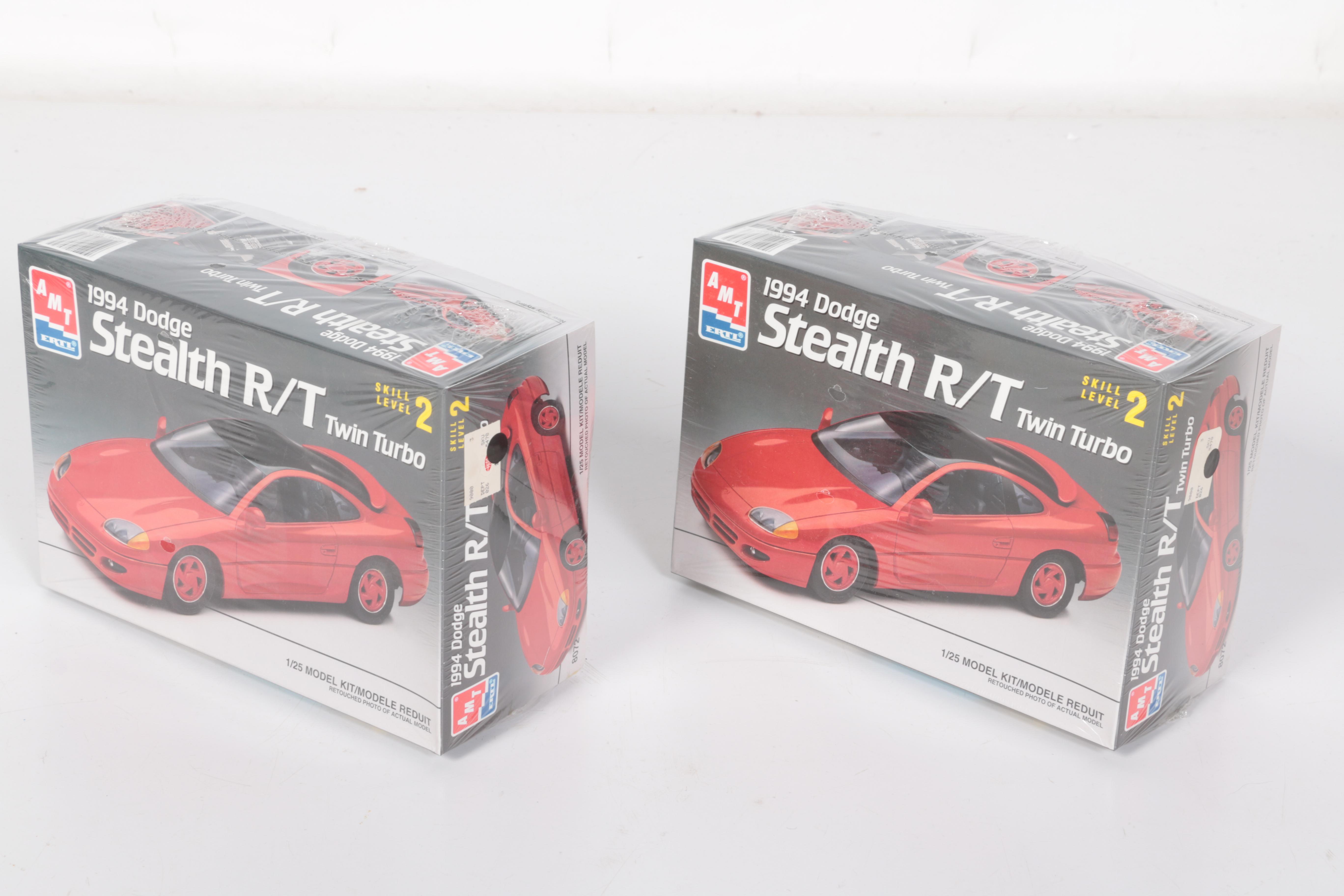 Collection of Model Car Kits and an Ertl Promo Car