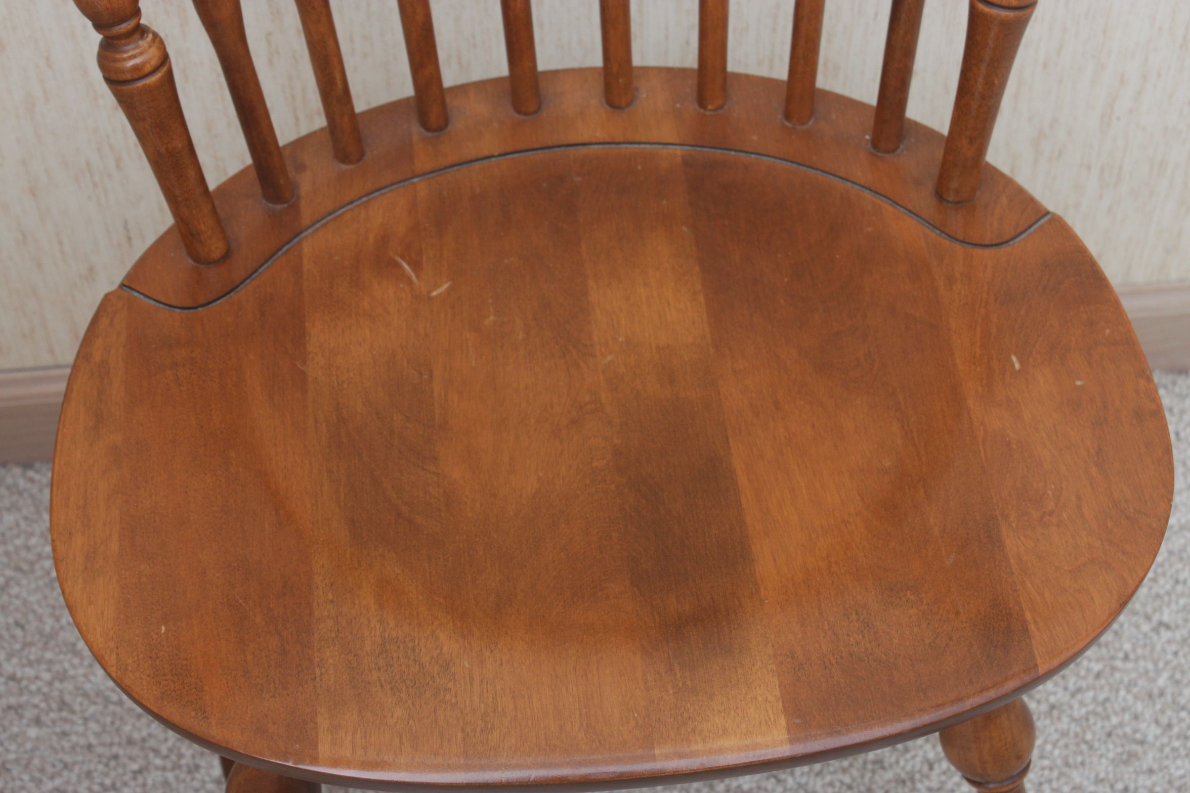 Ethan Allen Windsor Style Maple Chair