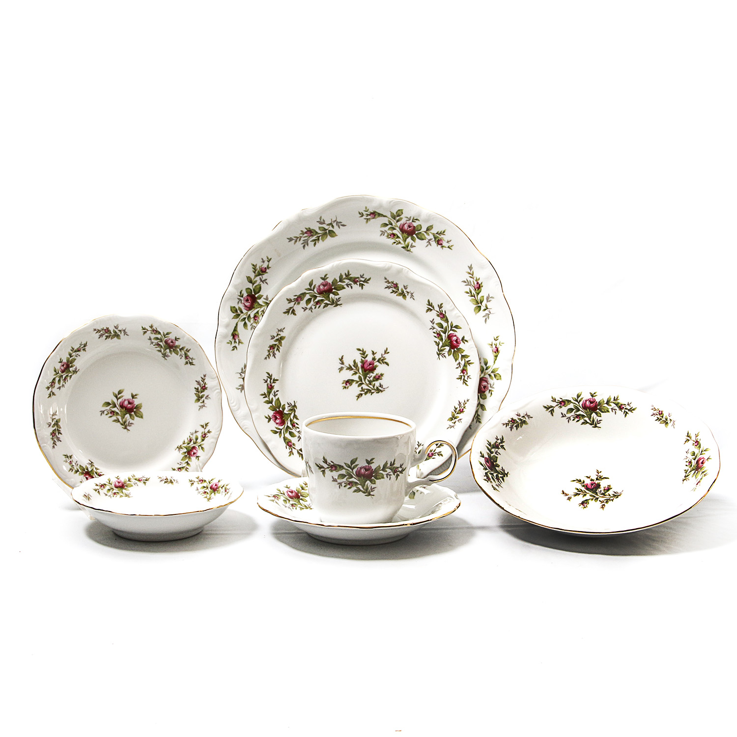 Johann Haviland Traditions "Moss Rose" China