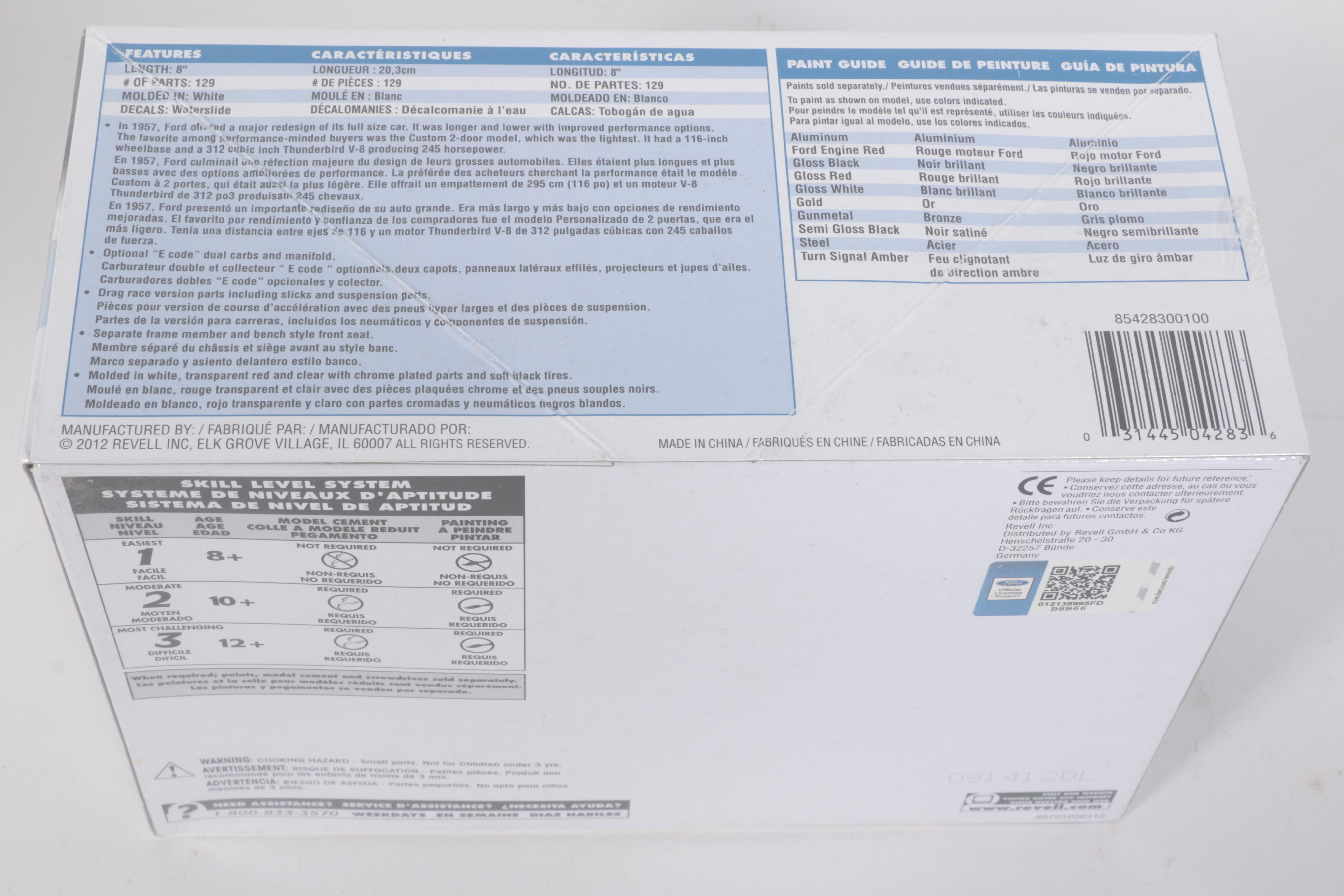 Assortment of Model Car Kits