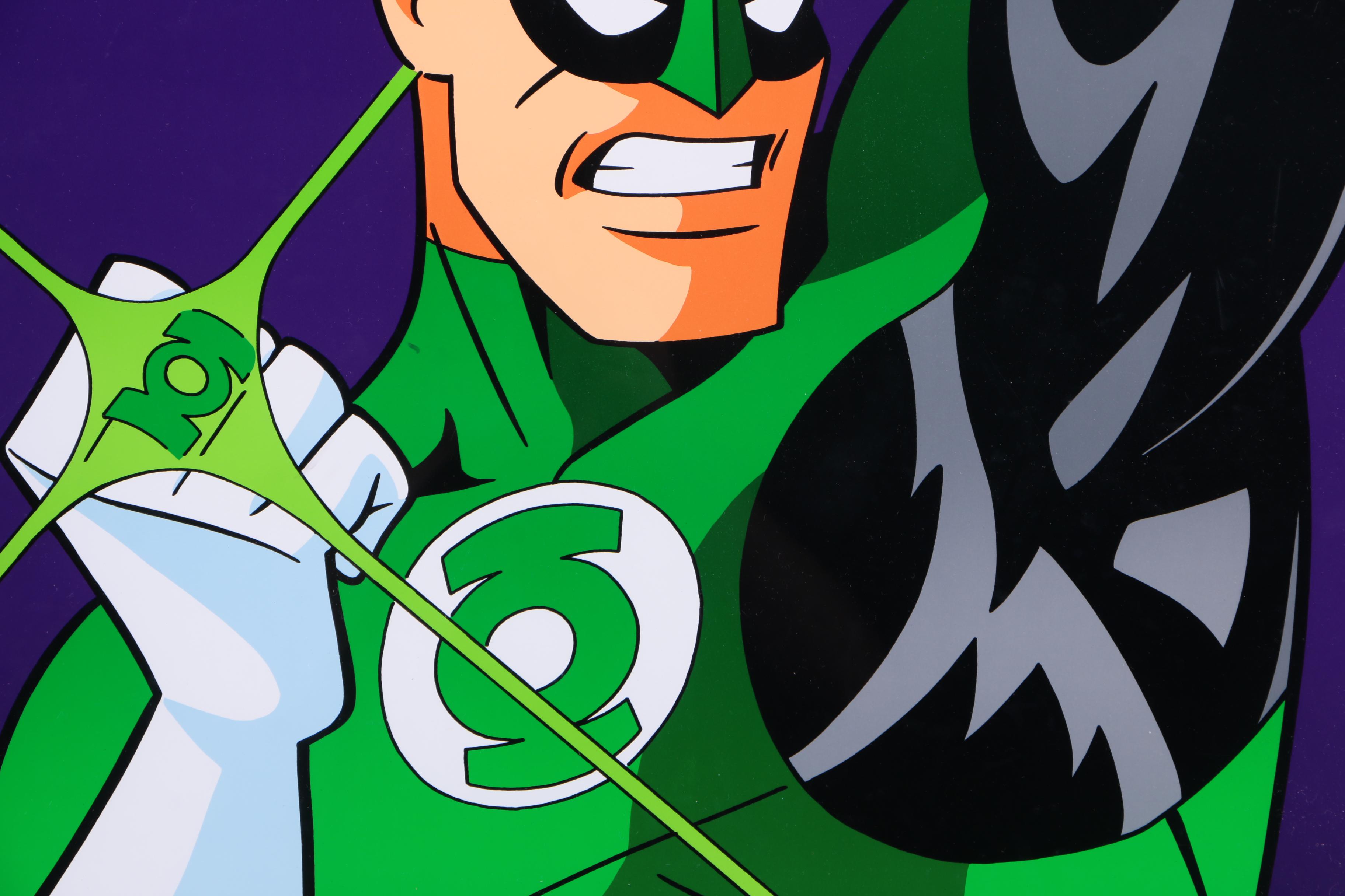 D.C. Comics 1996 Limited Edition Lithograph on Paperboard "Green Lantern"