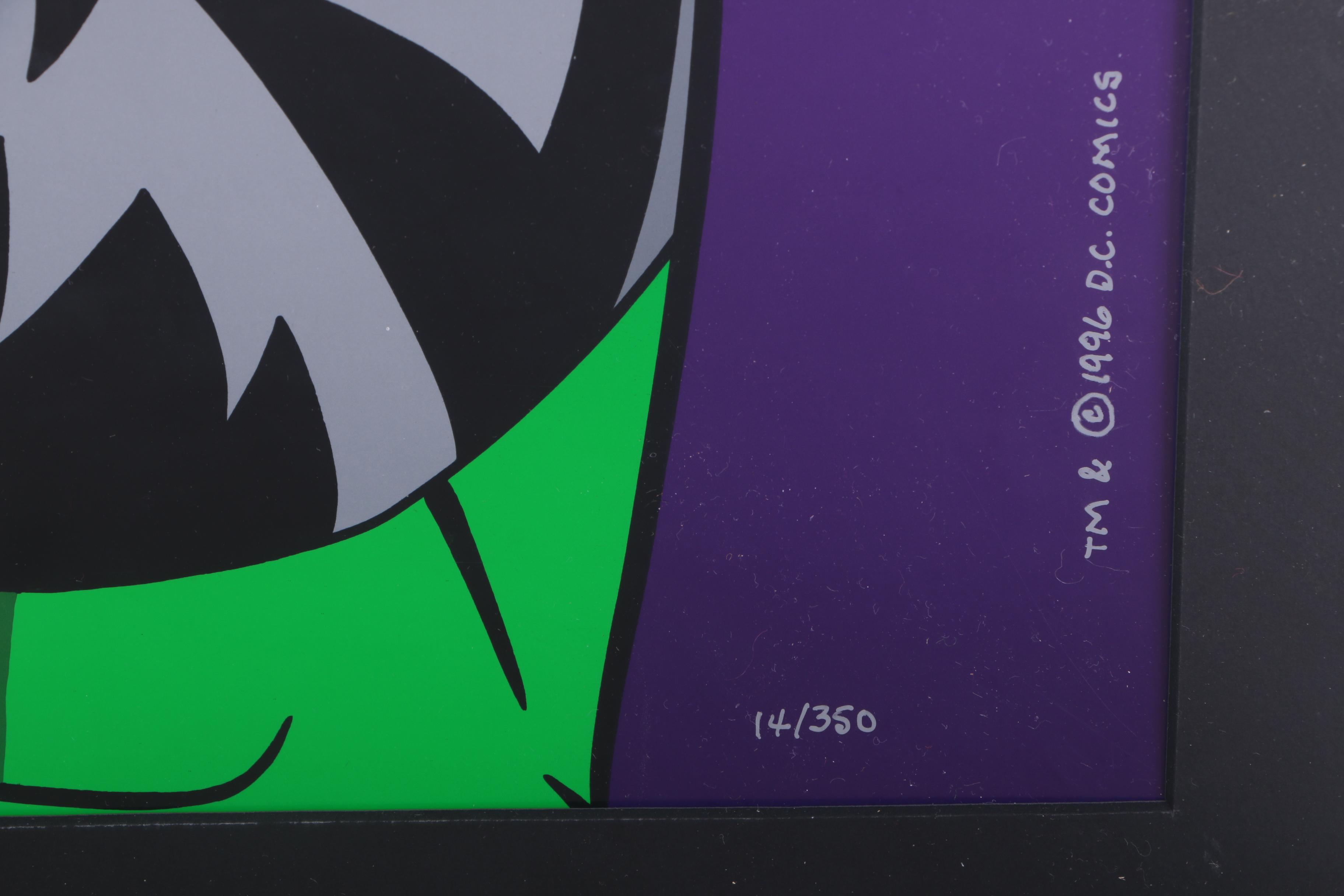 D.C. Comics 1996 Limited Edition Lithograph on Paperboard "Green Lantern"