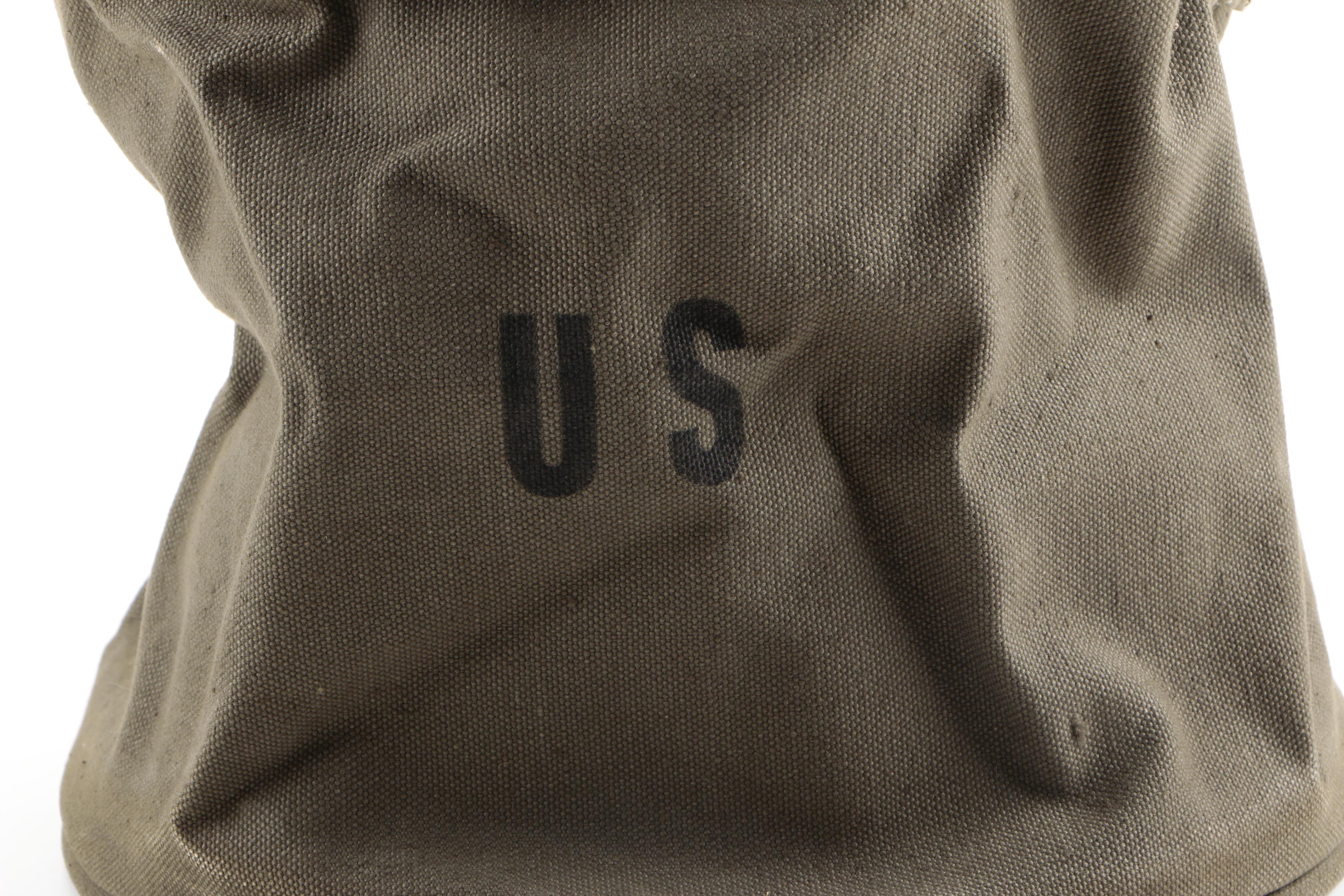 U.S. Army Canvas Water Bucket