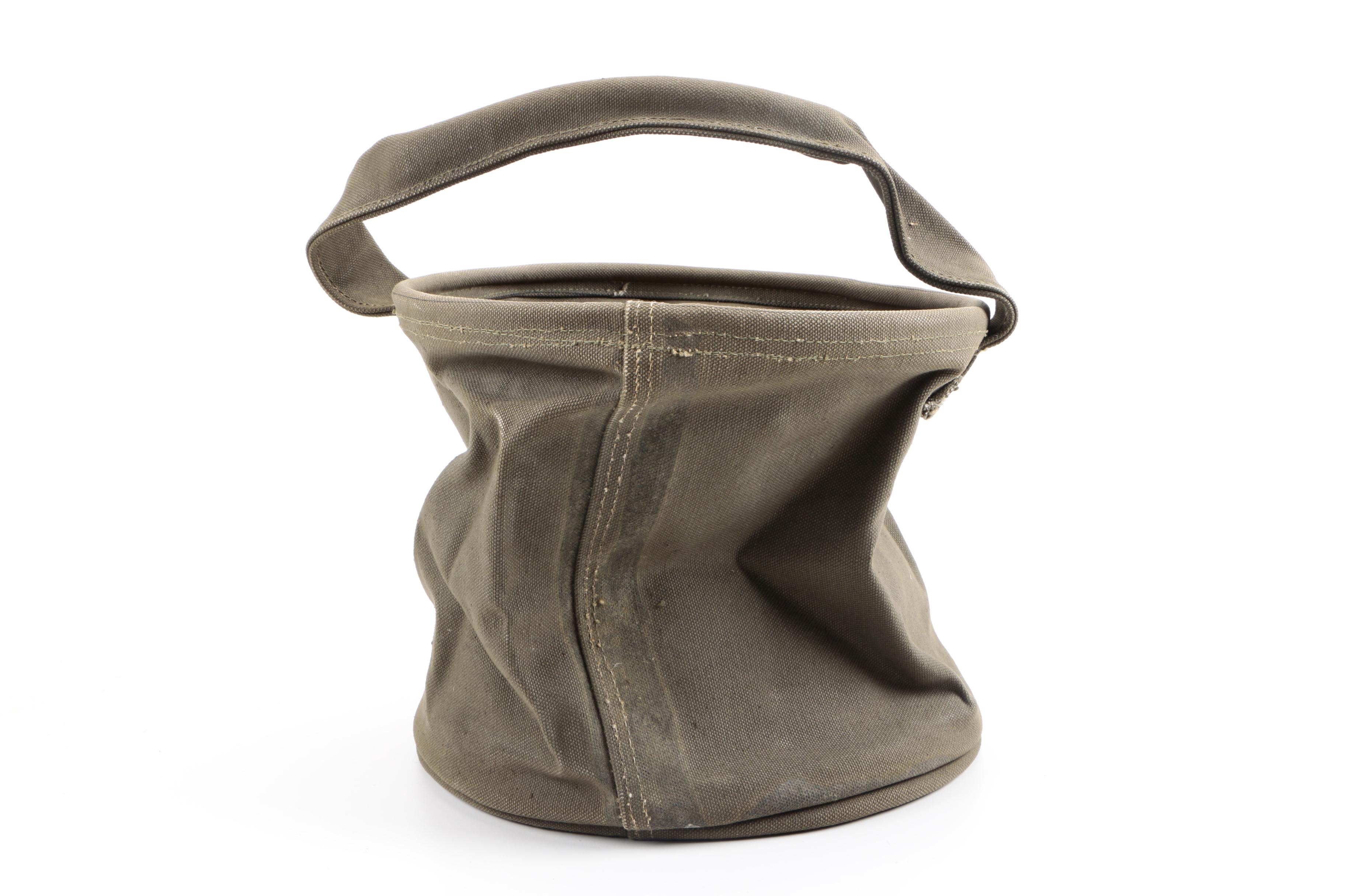 U.S. Army Canvas Water Bucket