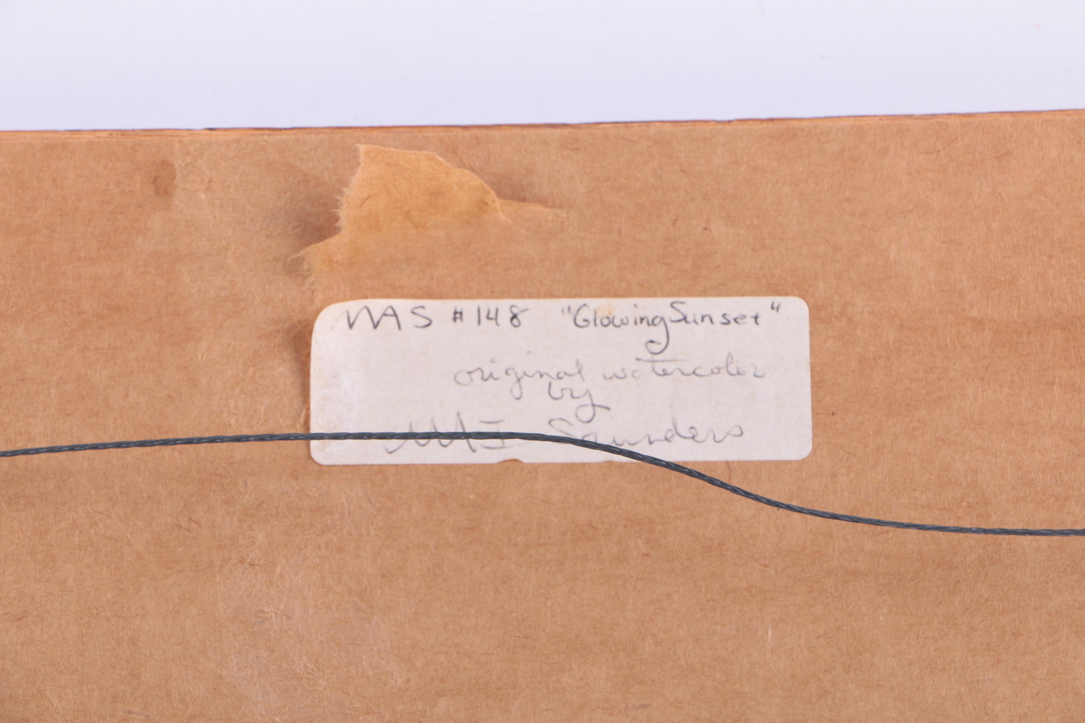 Saunders Watercolor Paintings on Paper of Pastoral Scenes