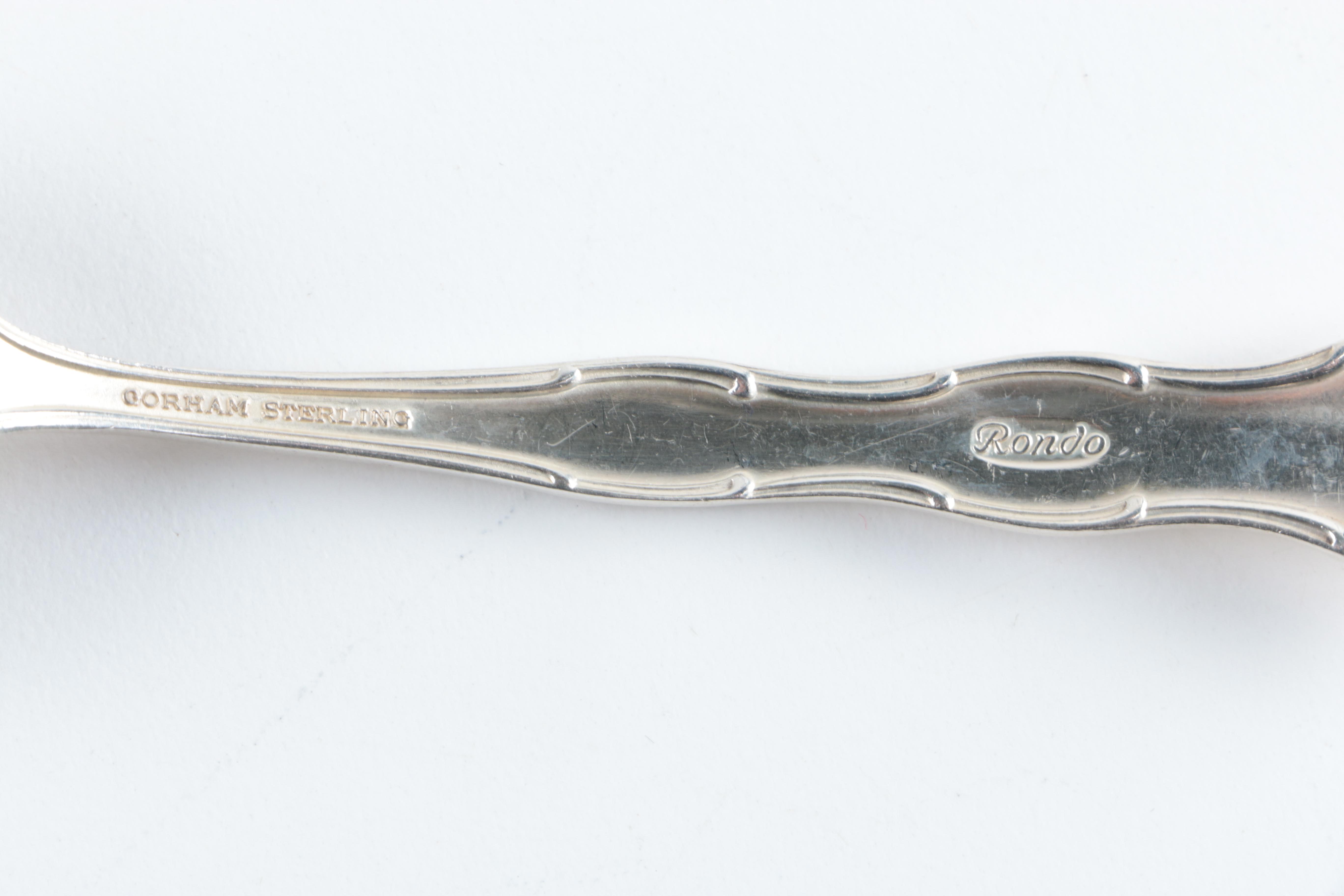 Gorham "Rondo" Sterling Silver Flatware in Chest