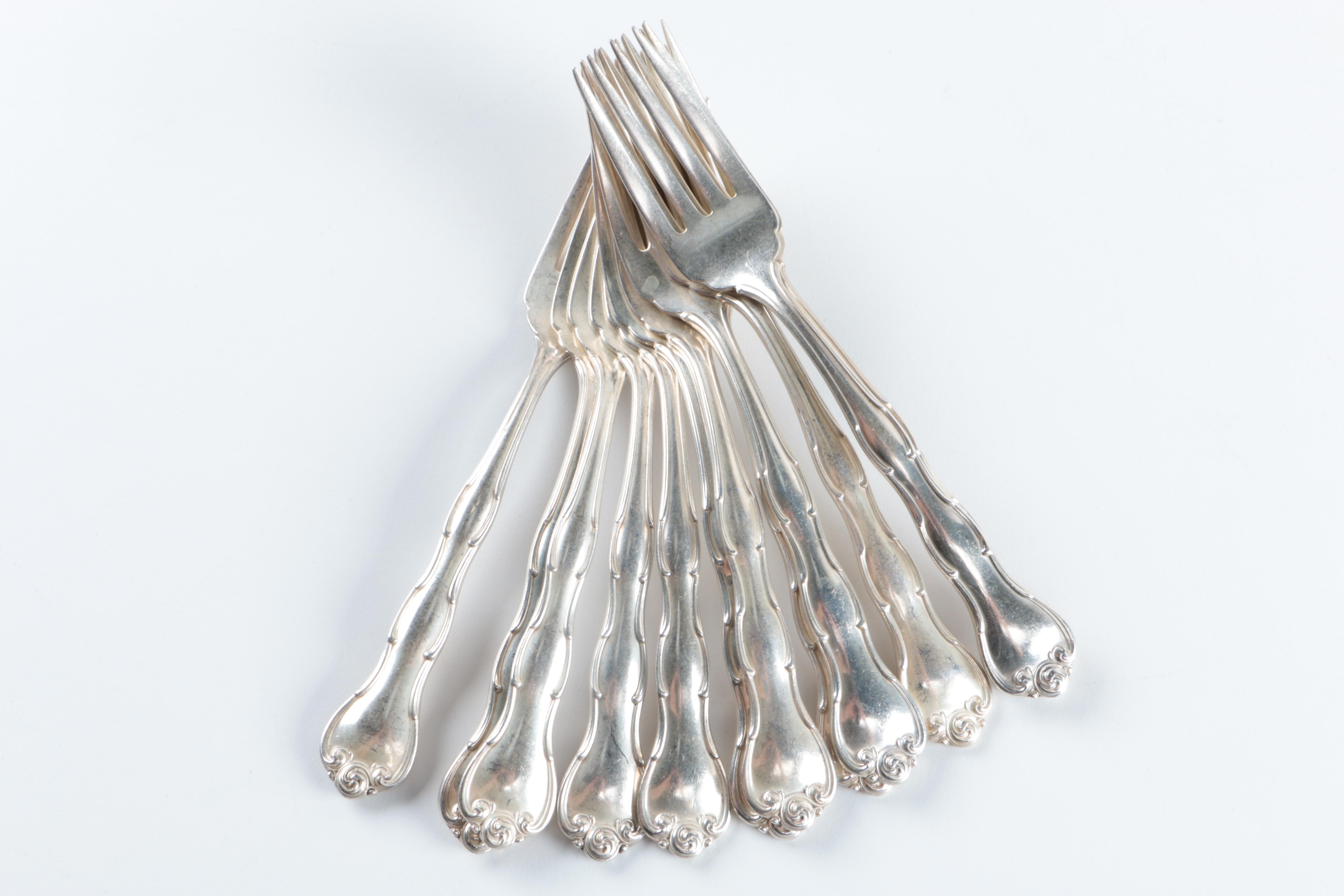 Gorham "Rondo" Sterling Silver Flatware in Chest
