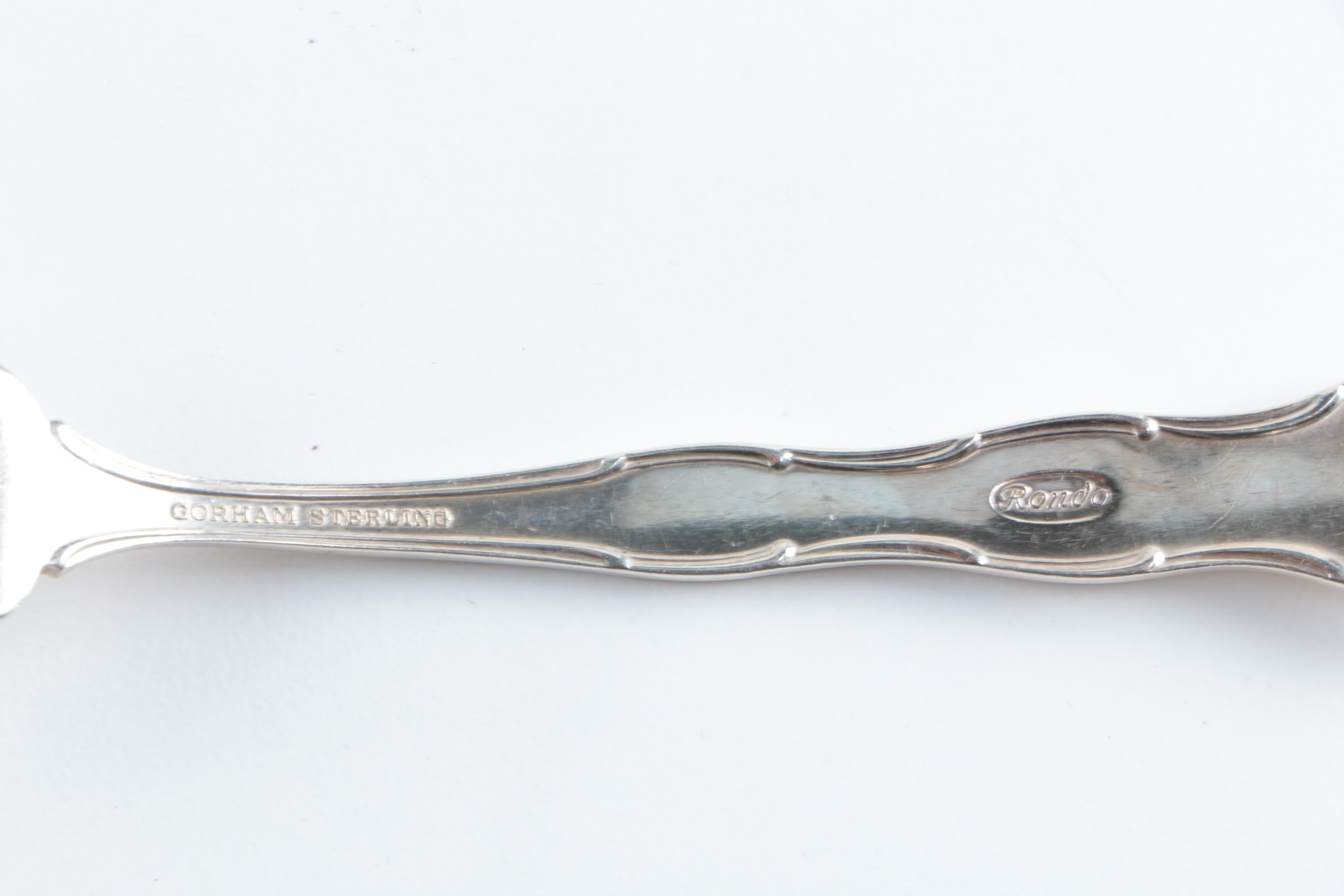 Gorham "Rondo" Sterling Silver Flatware in Chest