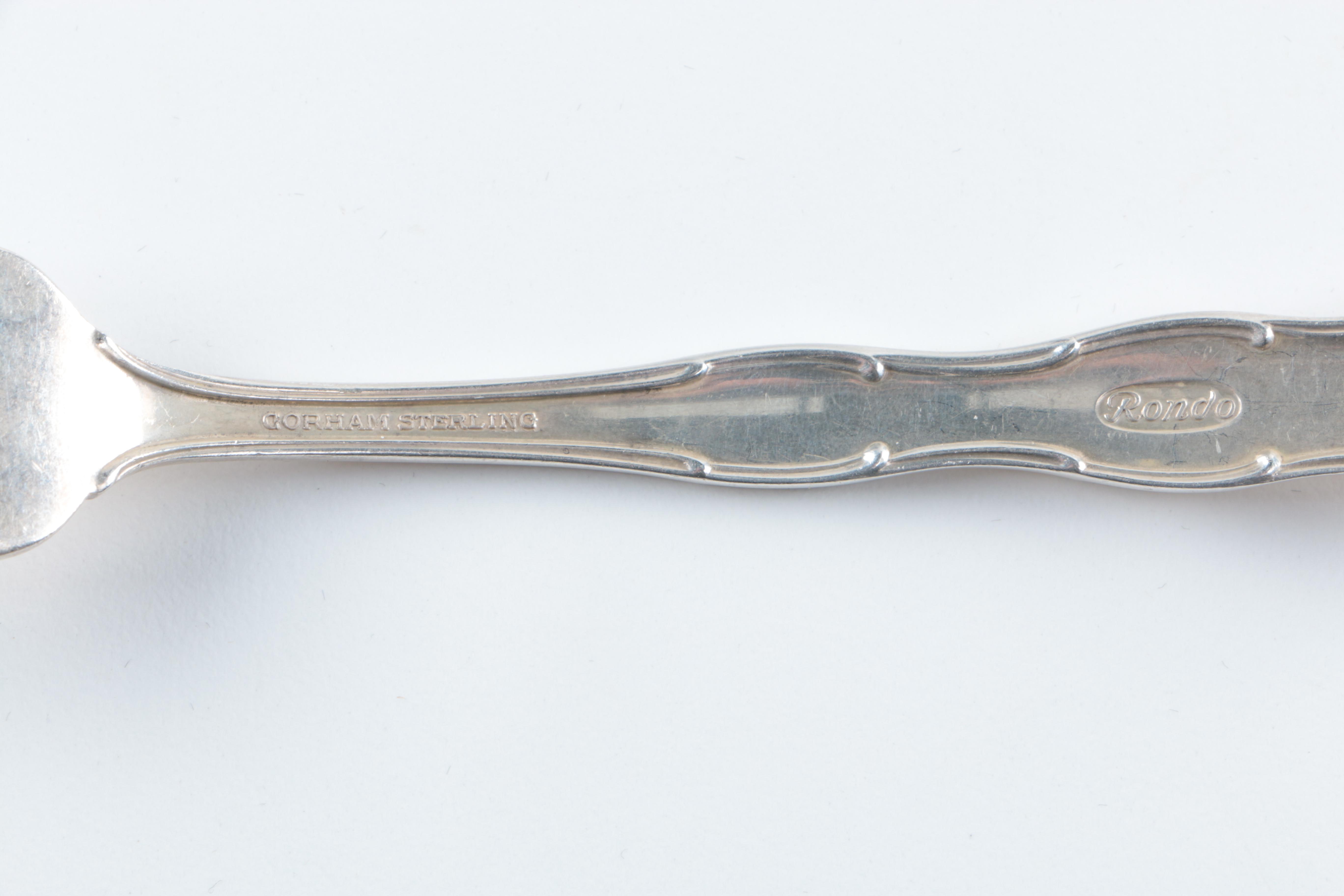 Gorham "Rondo" Sterling Silver Flatware in Chest