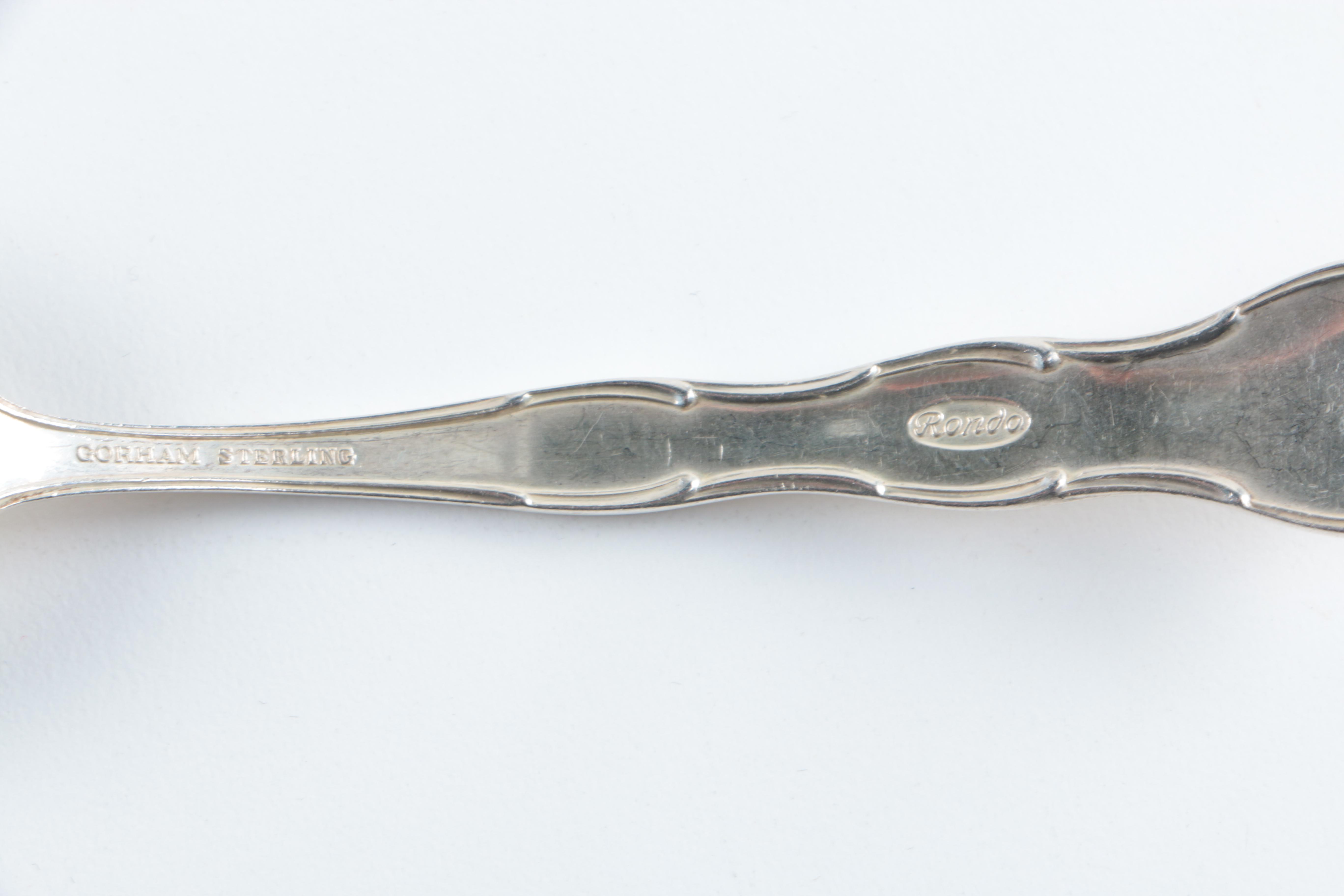 Gorham "Rondo" Sterling Silver Flatware in Chest