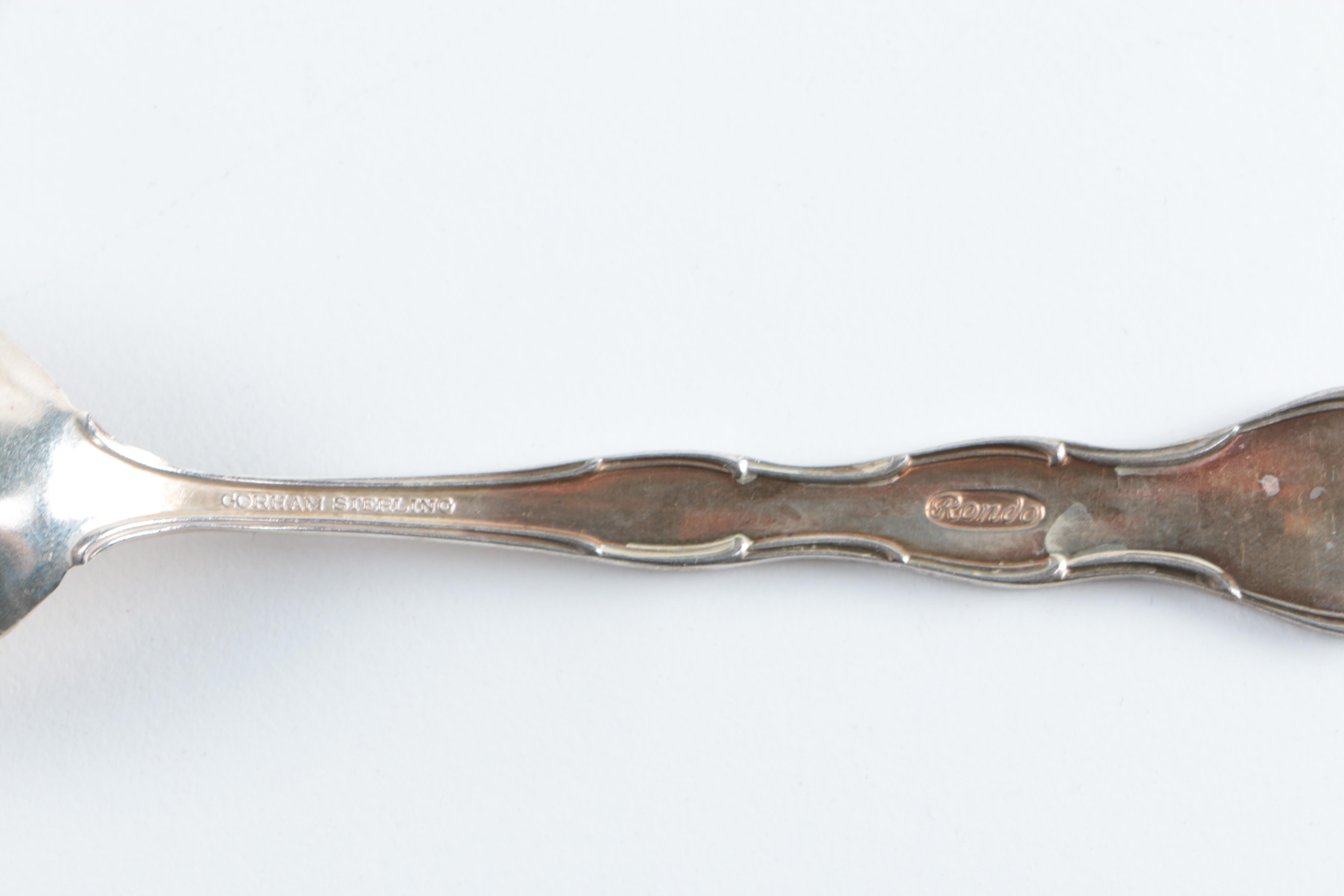 Gorham "Rondo" Sterling Silver Flatware in Chest