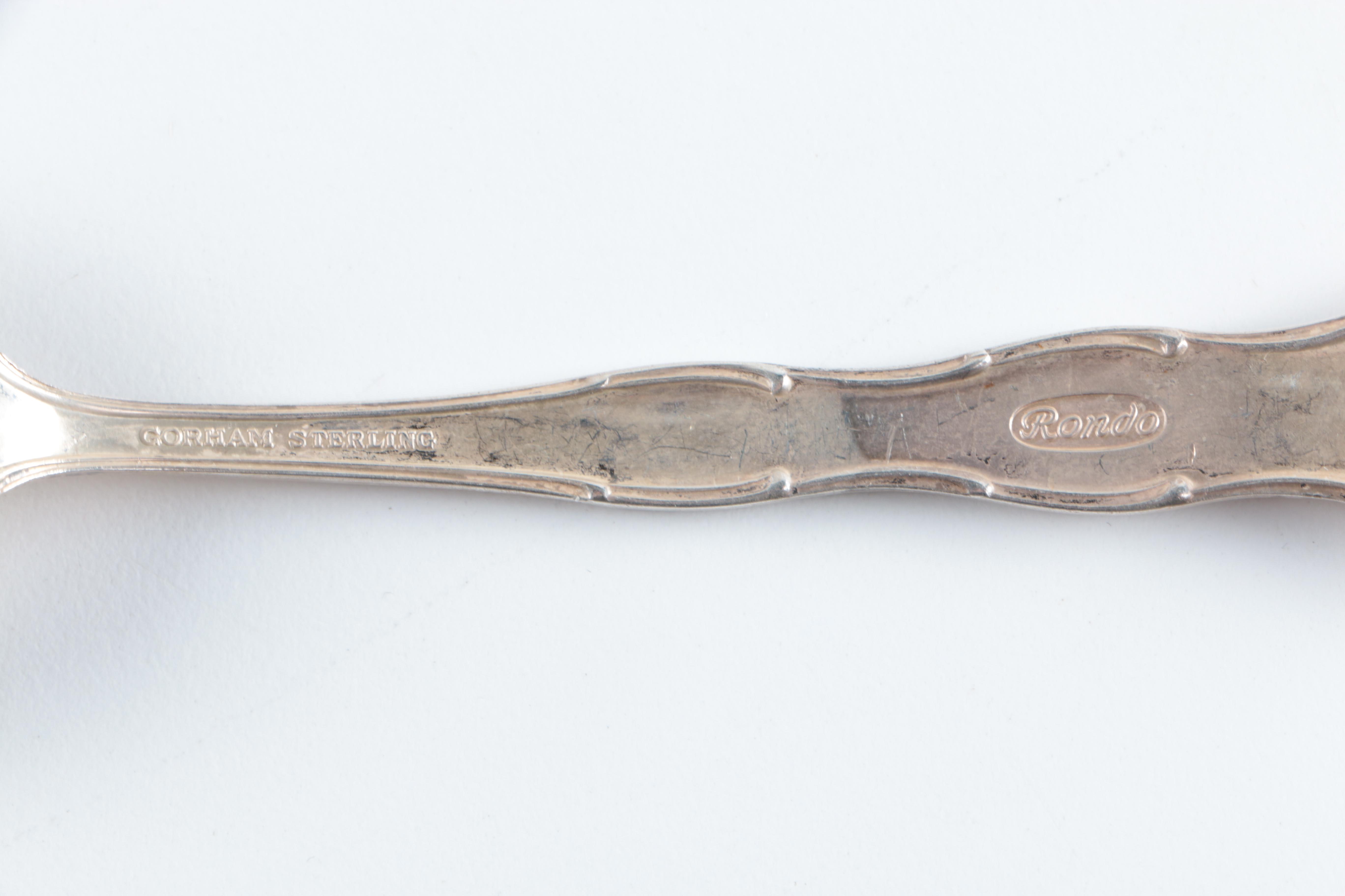 Gorham "Rondo" Sterling Silver Flatware in Chest