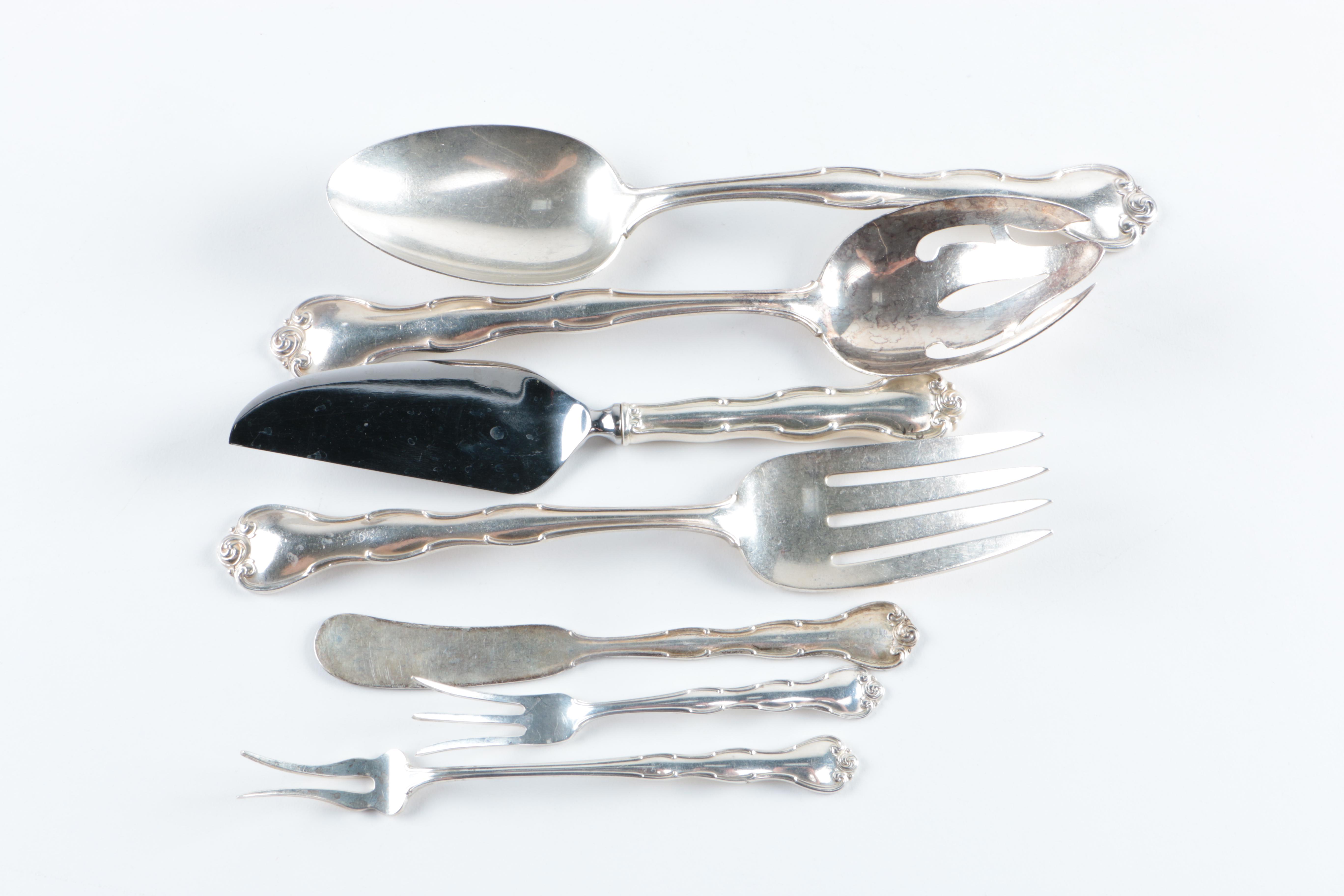 Gorham "Rondo" Sterling Silver Flatware in Chest