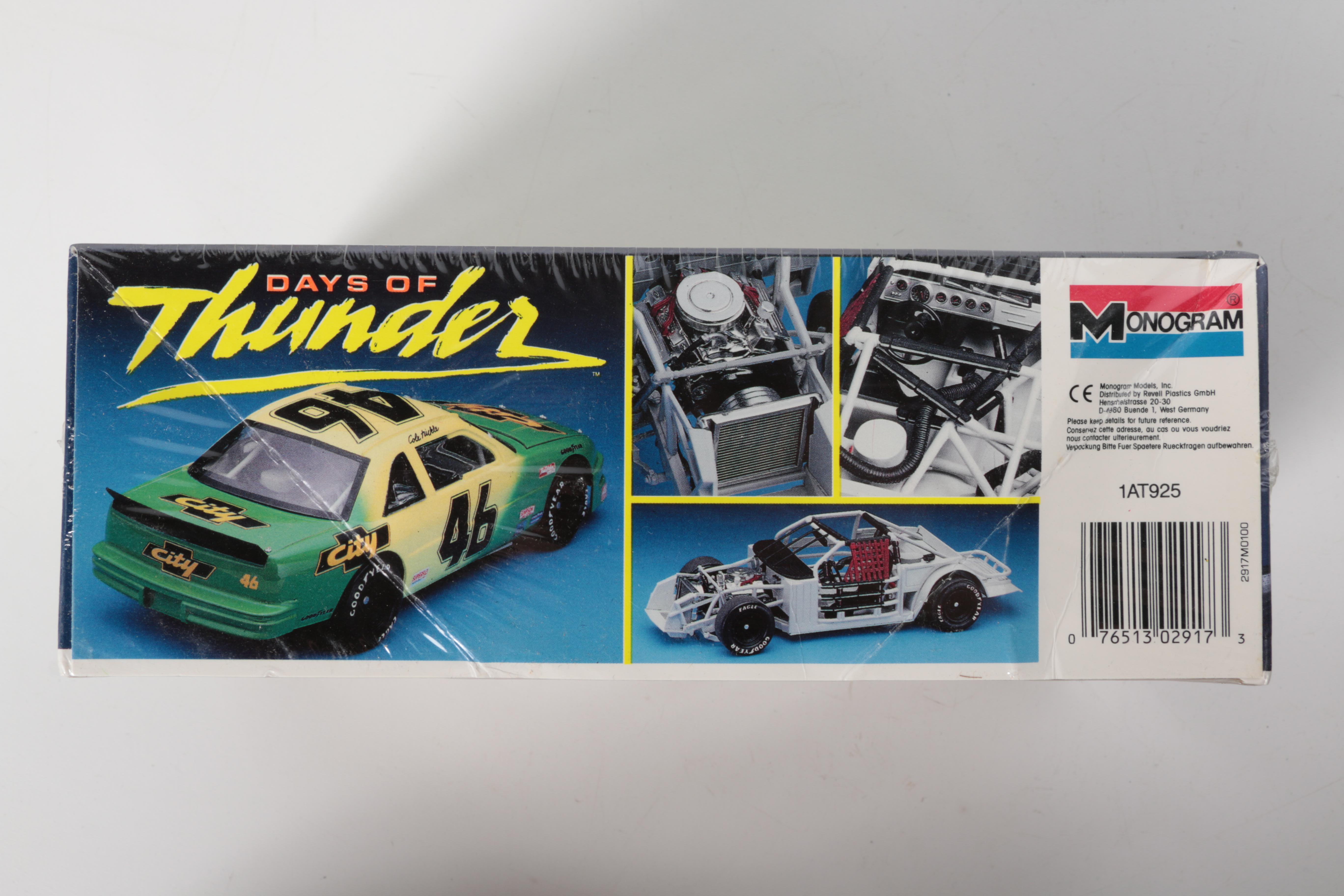 Generous Collection of Vintage "Days of Thunder" Model Kits by Monogram