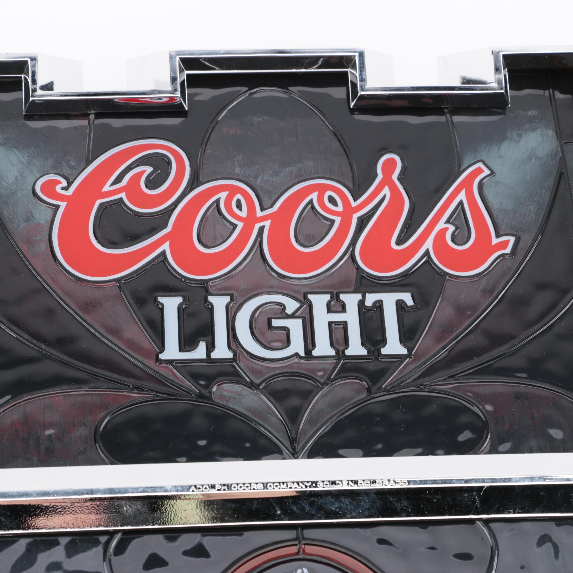 Lighted Coors Light Sign
