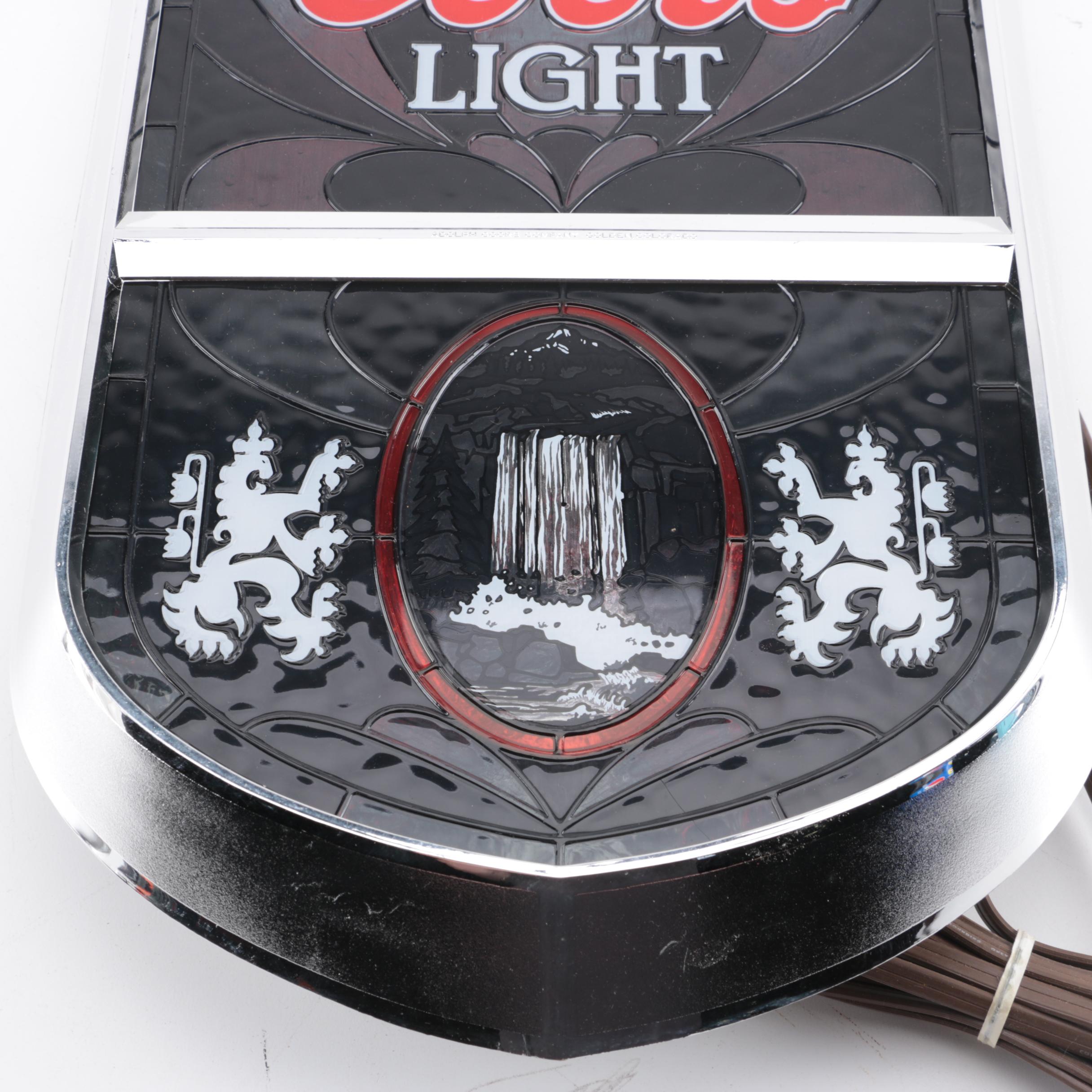 Lighted Coors Light Sign