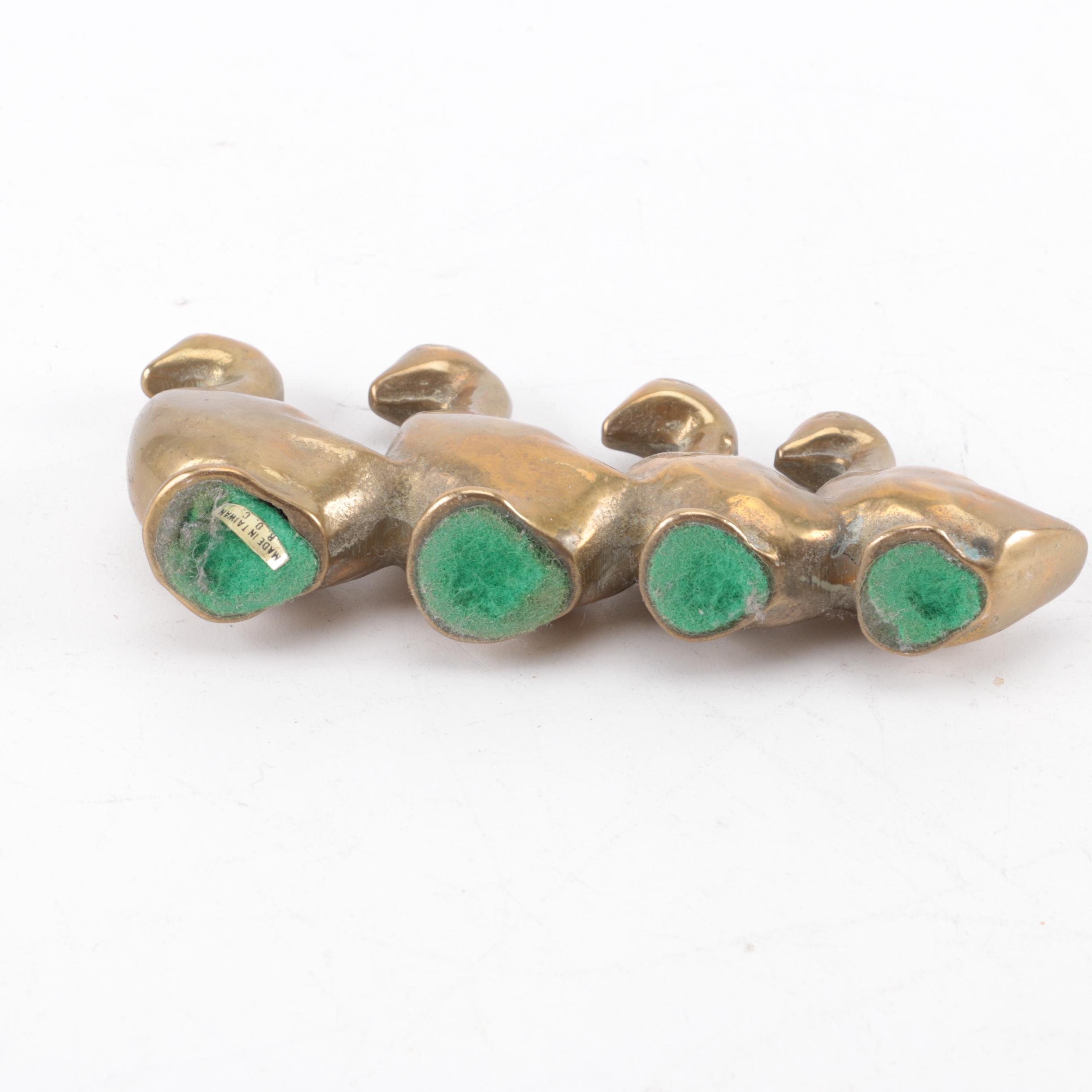 Collection of Brass Duck and Swan Décor Items