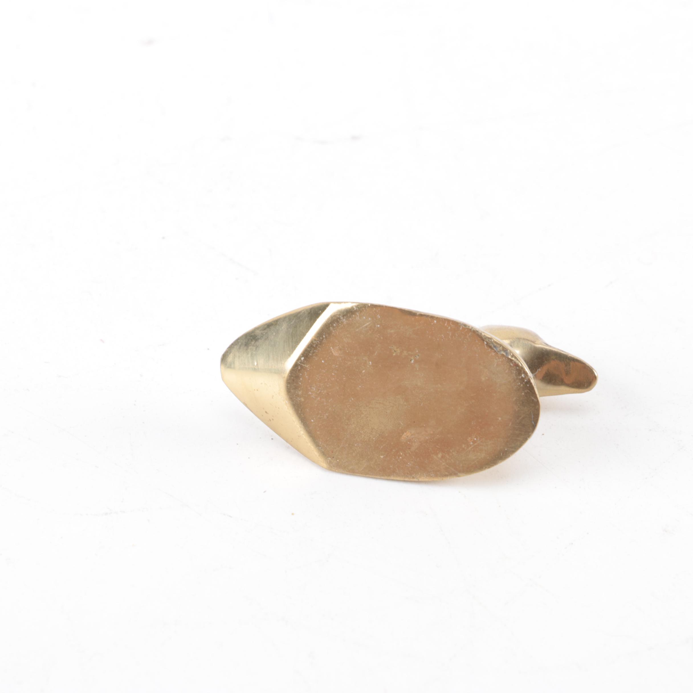 Collection of Brass Duck and Swan Décor Items