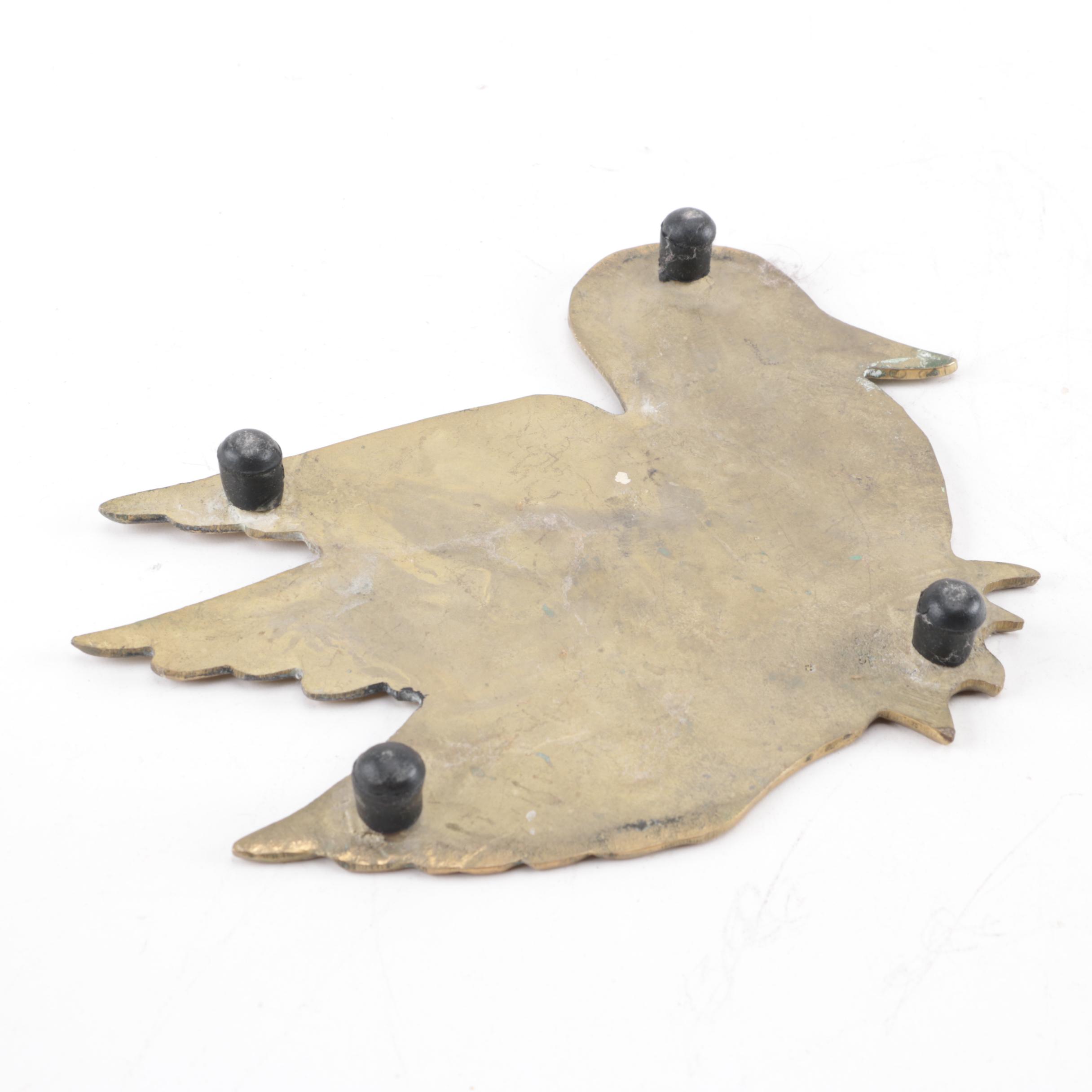 Collection of Brass Duck and Swan Décor Items