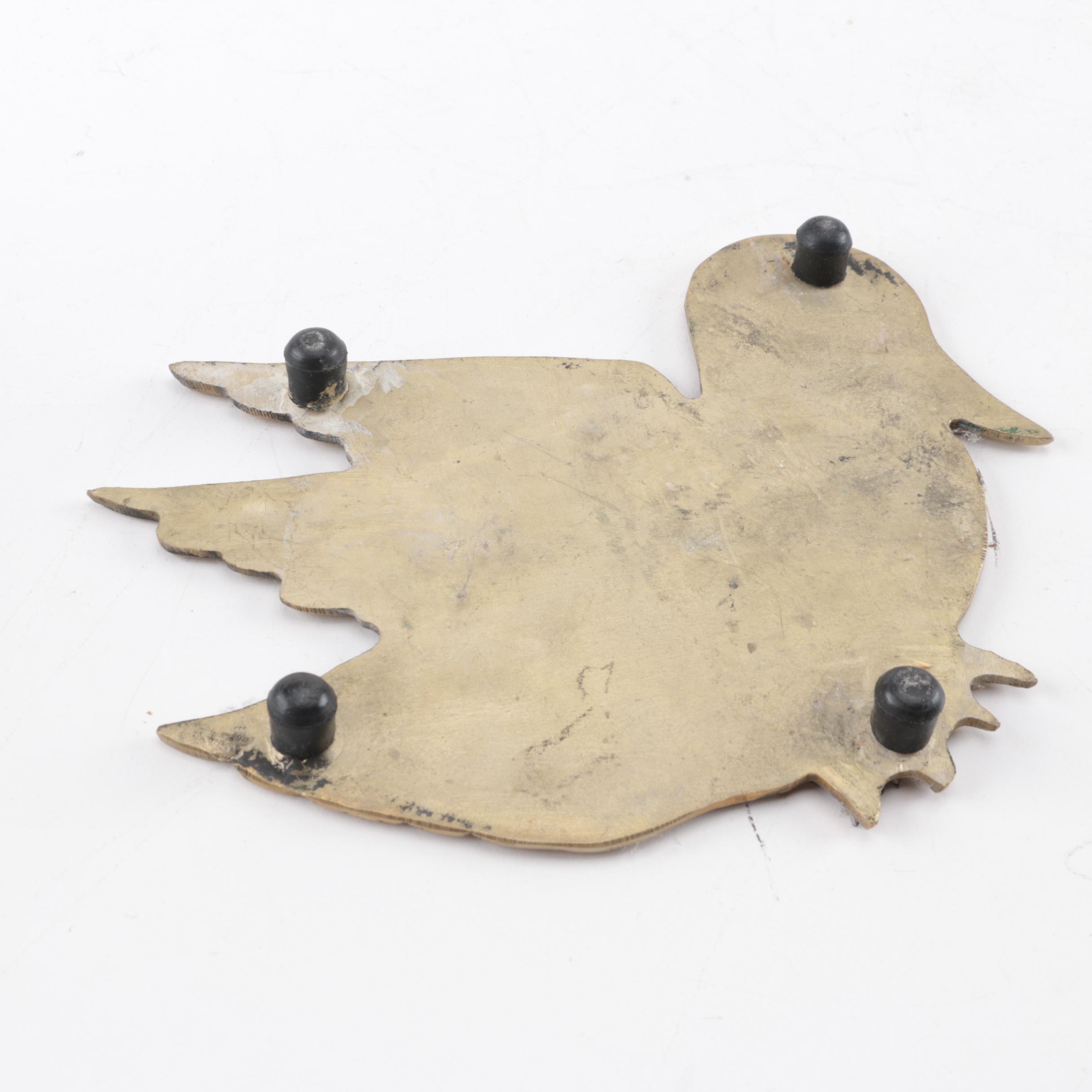 Collection of Brass Duck and Swan Décor Items