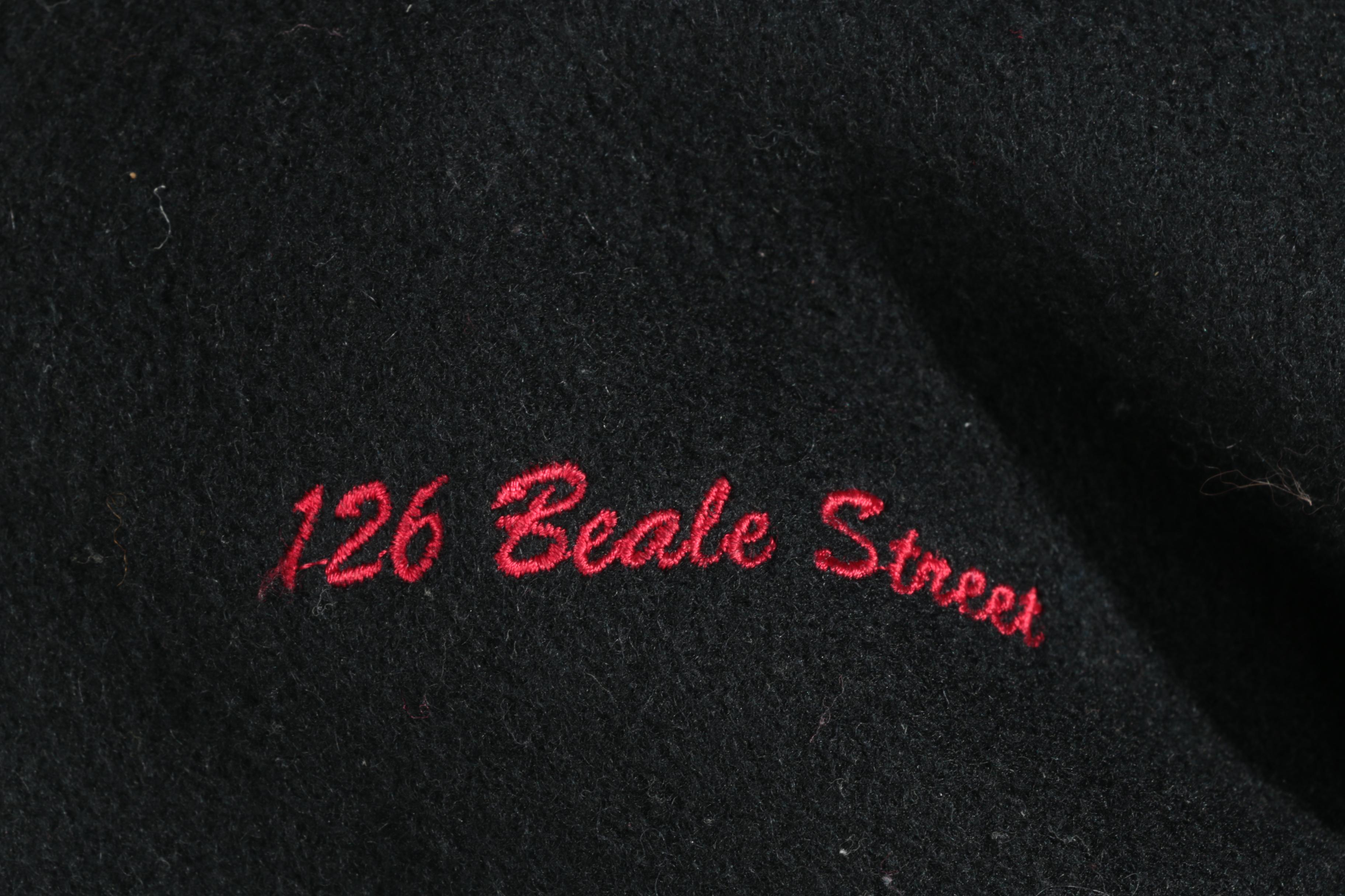 Hard Rock Cafe "Beale St." and "Elvis Presley's Memphis" Letterman Style Jacket