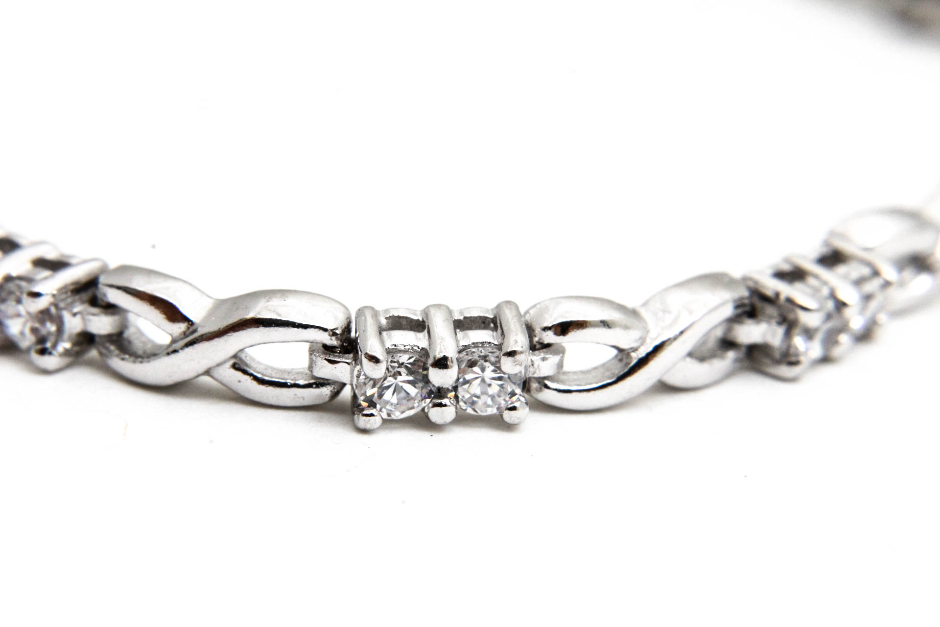 Sterling Silver Cubic Zirconia Tennis Bracelet