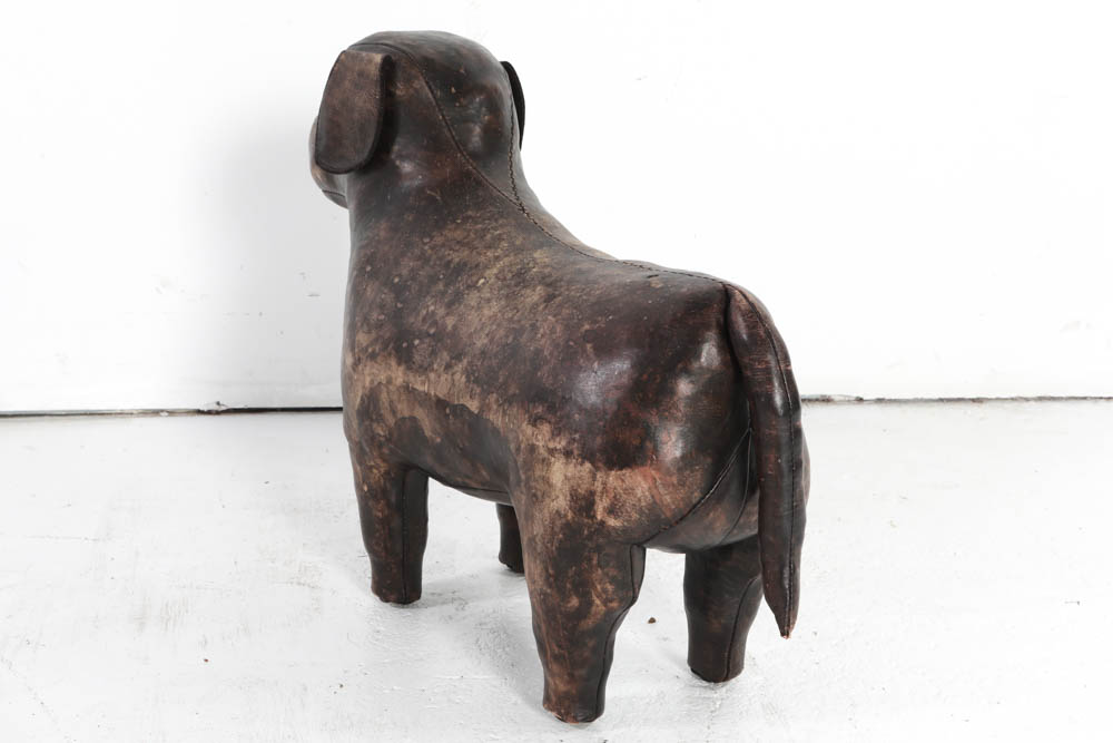 Scully and Scully Leather Lab Footstool