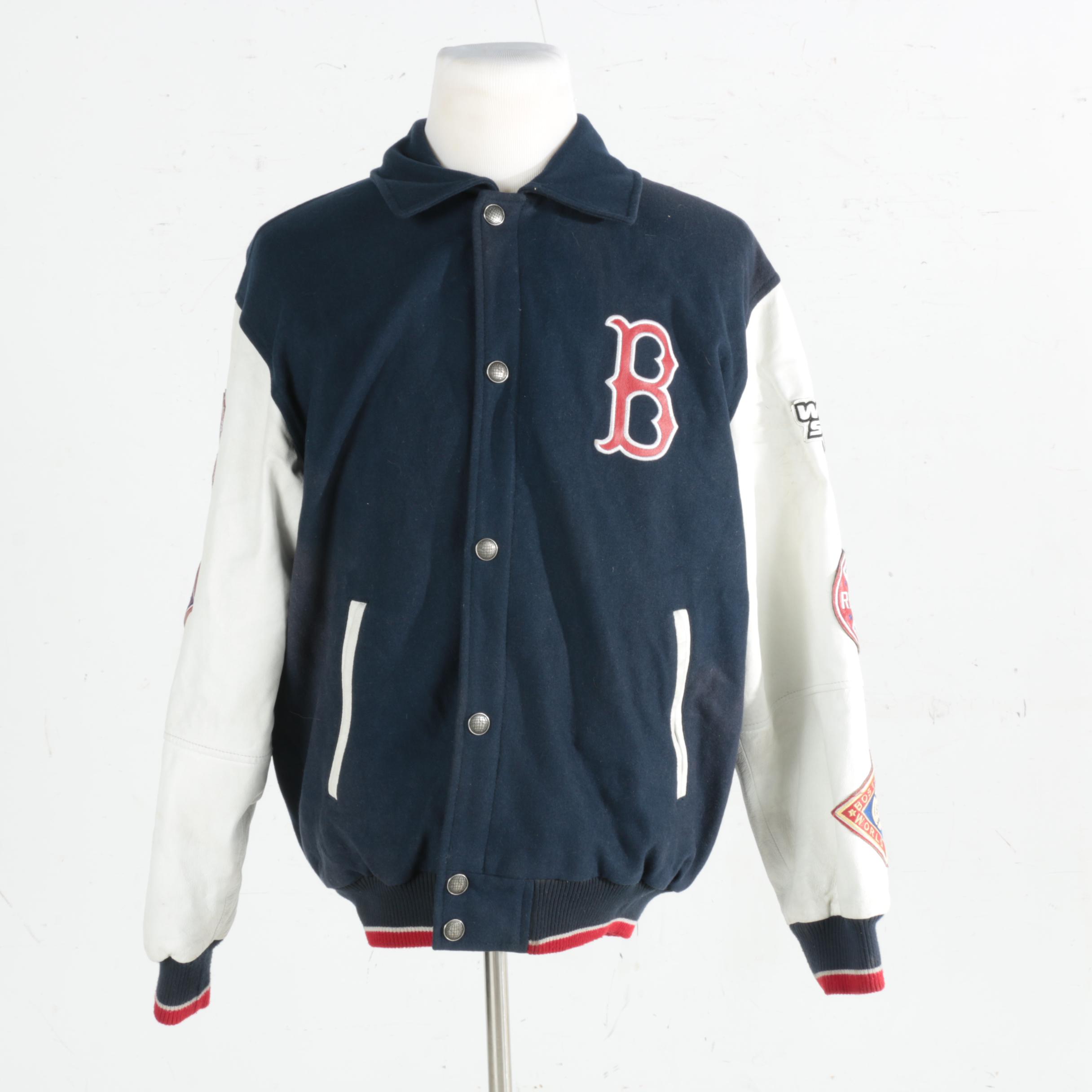 Limited Edition Boston Red Sox Letterman's Jacket By G-Ill Sports