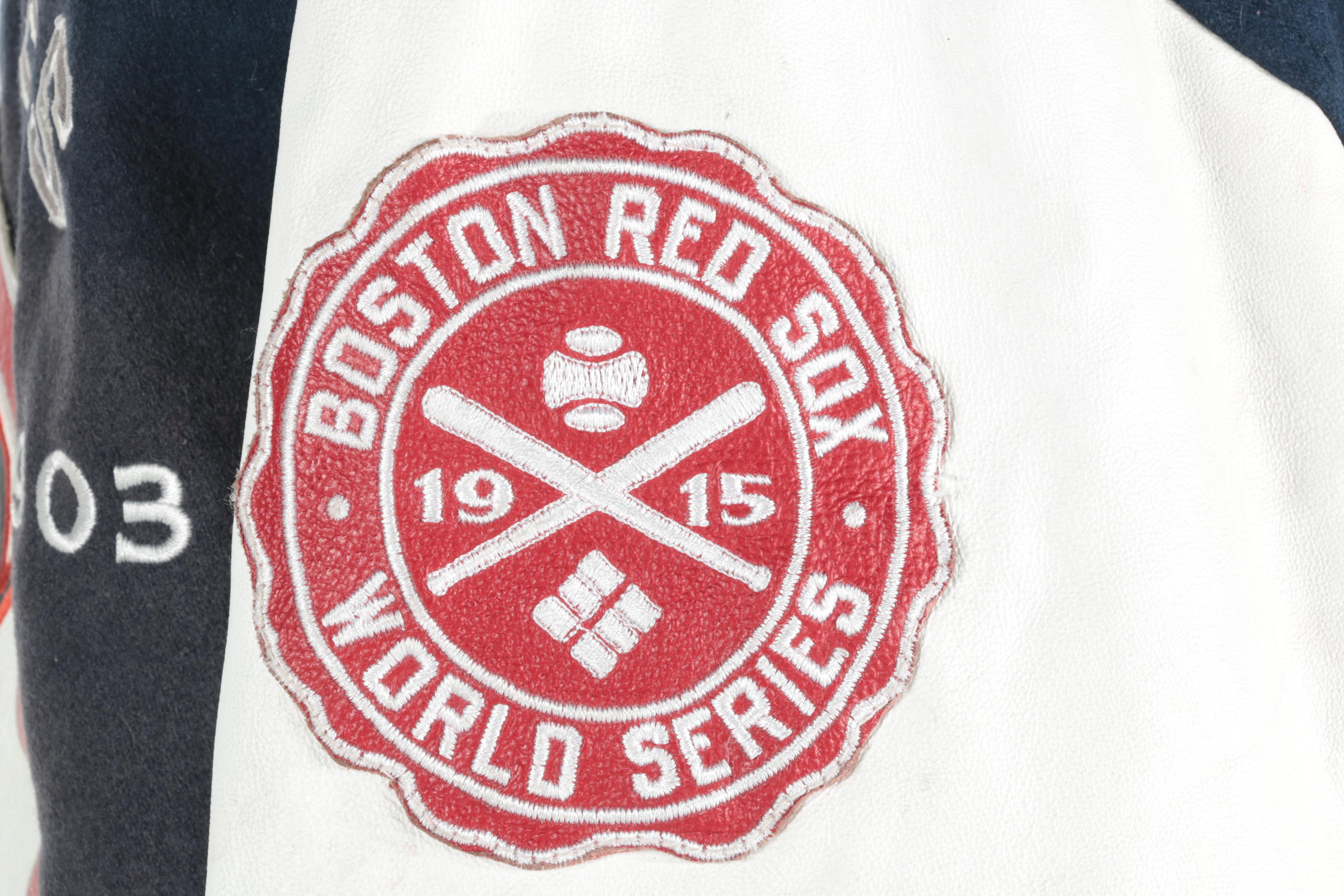 Limited Edition Boston Red Sox Letterman's Jacket By G-Ill Sports