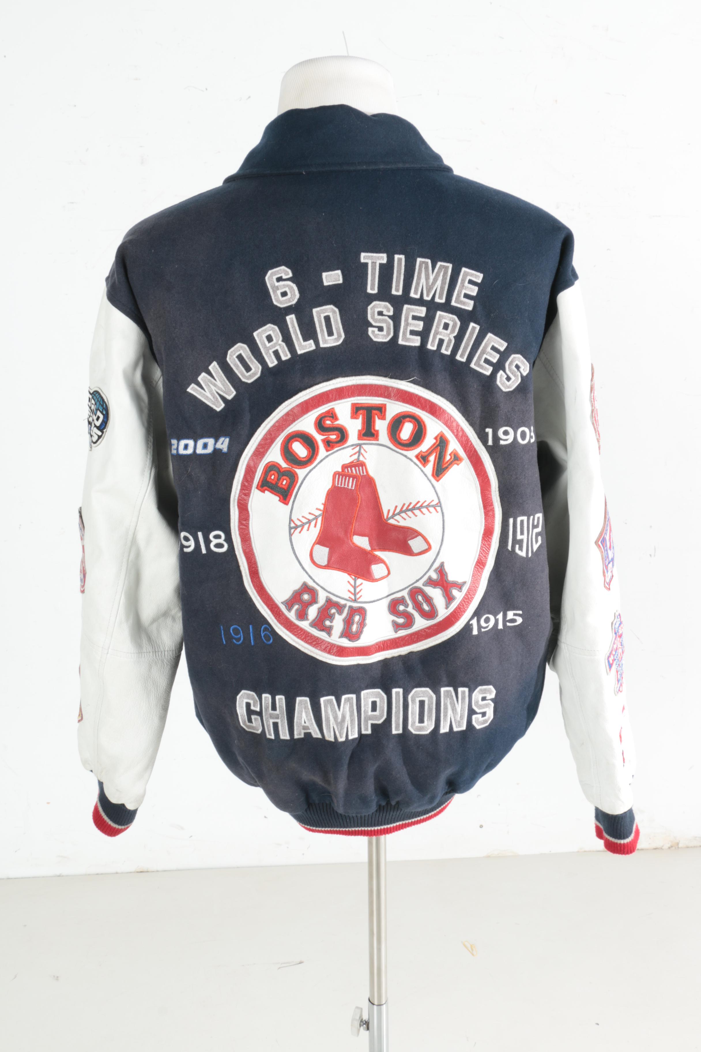 Limited Edition Boston Red Sox Letterman's Jacket By G-Ill Sports